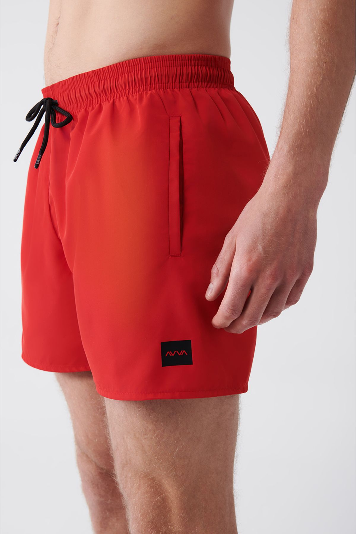 Men's Red Fast Drying Standard Size Mayo Sea Short E003801