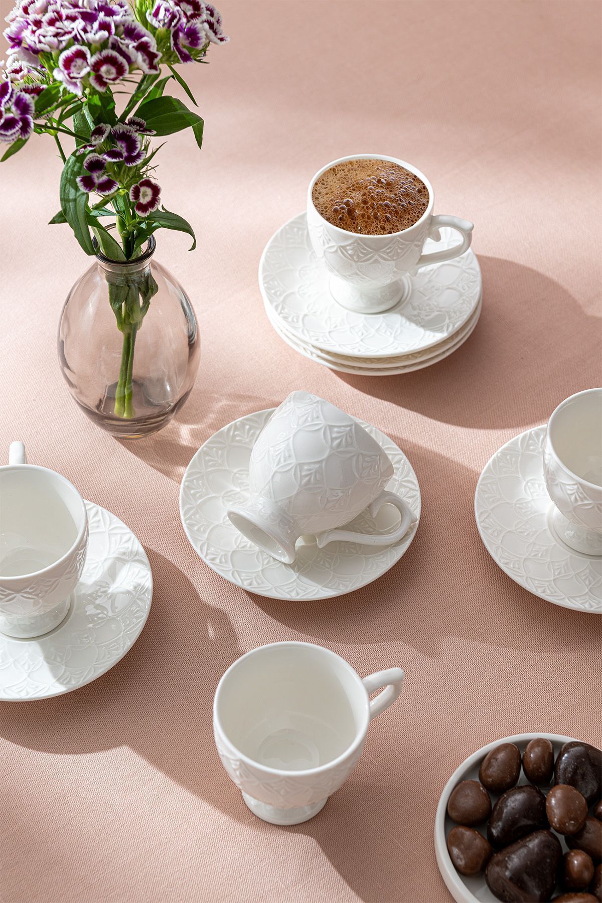 Mehlika Coffee Cup Set for 6 people