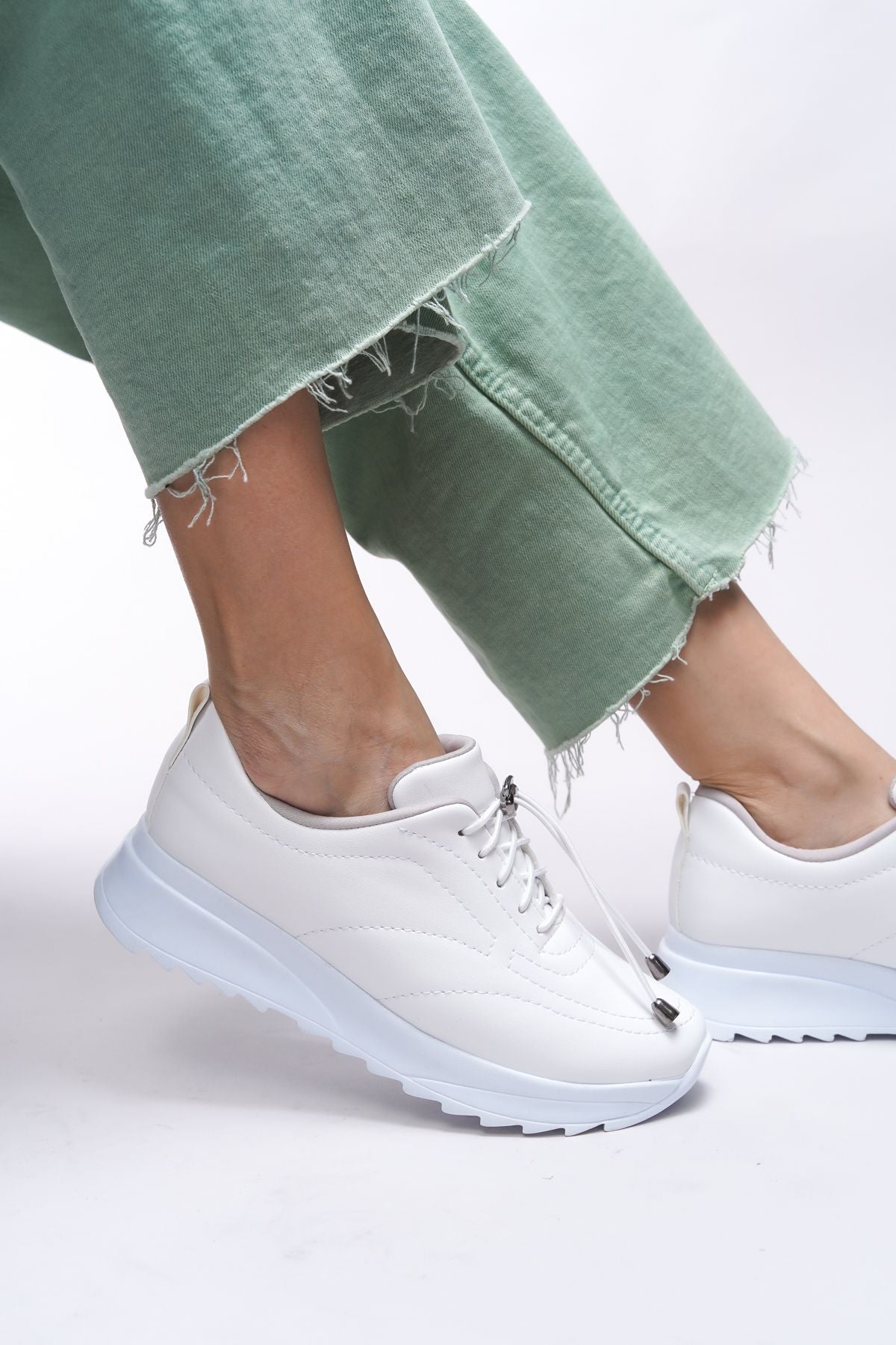 Pierphanis Female Sneaker 00121120 White Skin