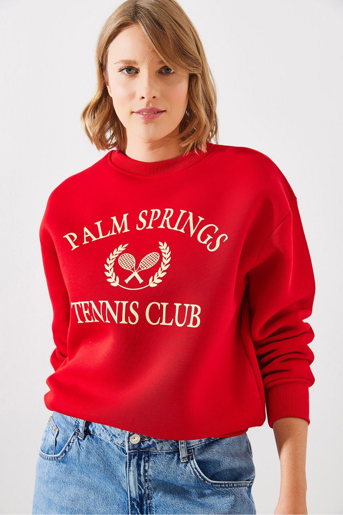 WOMEN'S THREE YEAR SPRINGS SPRINGS Tennis Vintage College Sweatshirt MBHS002 60601002