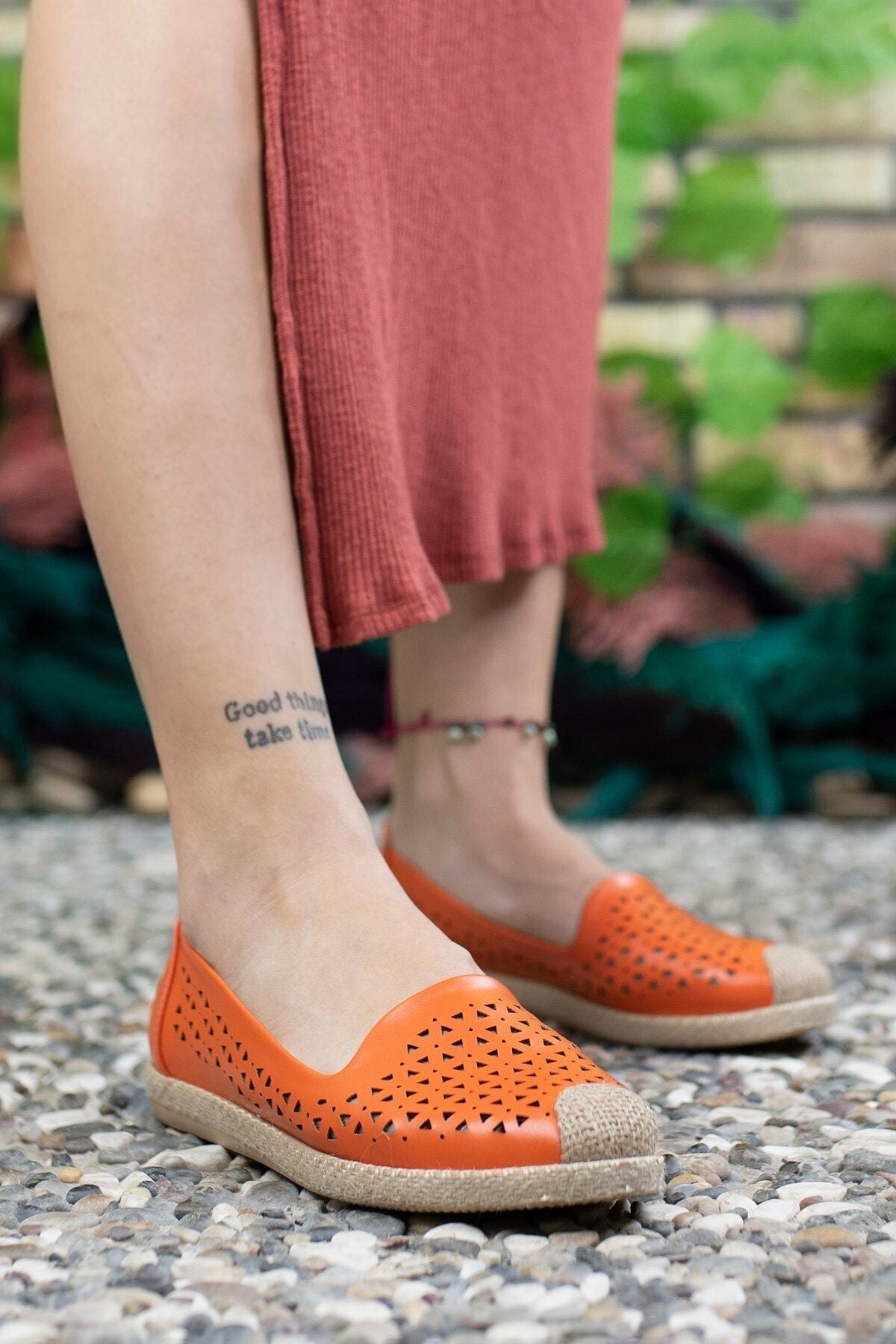 Women's Orange Wicker Daily Daily Shoes 0012110
