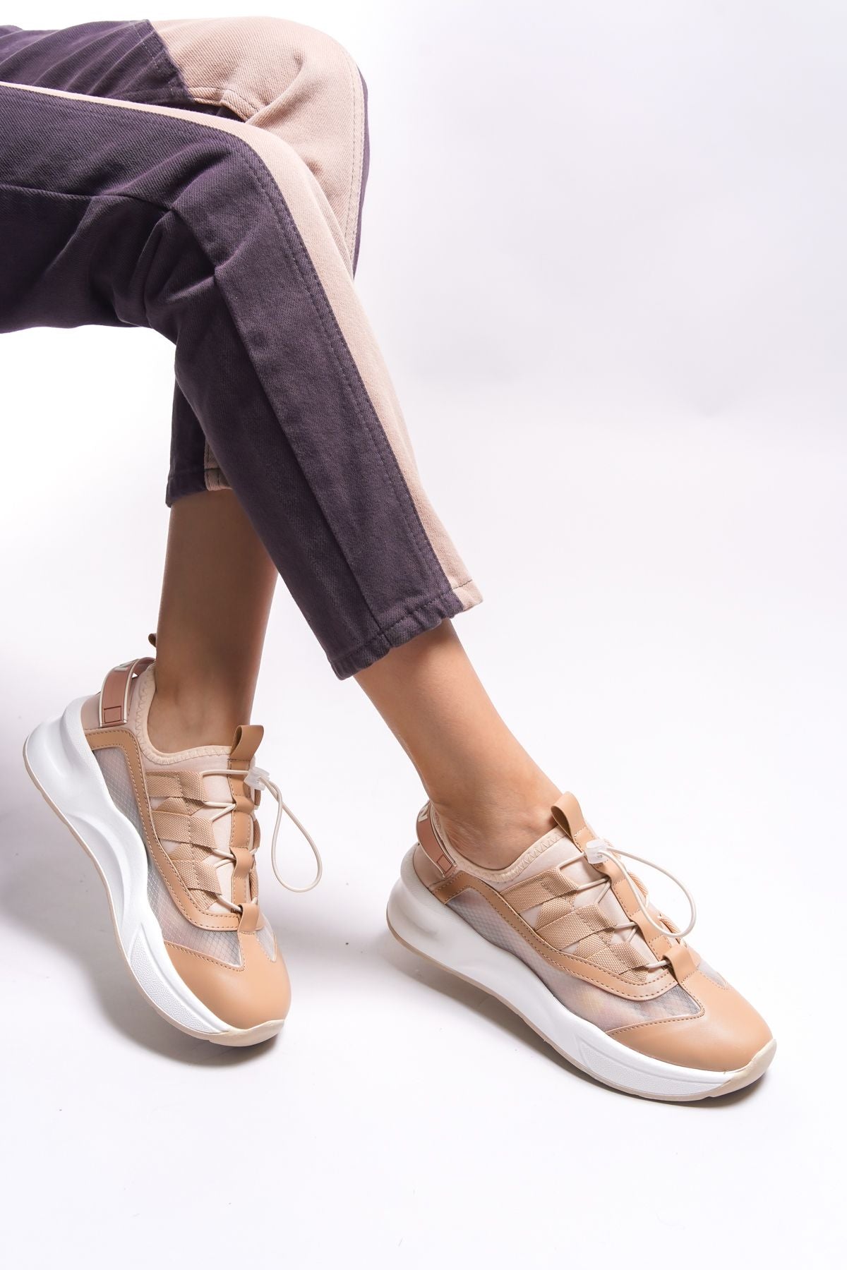 Yeelluna women sneaker 00122353 beige