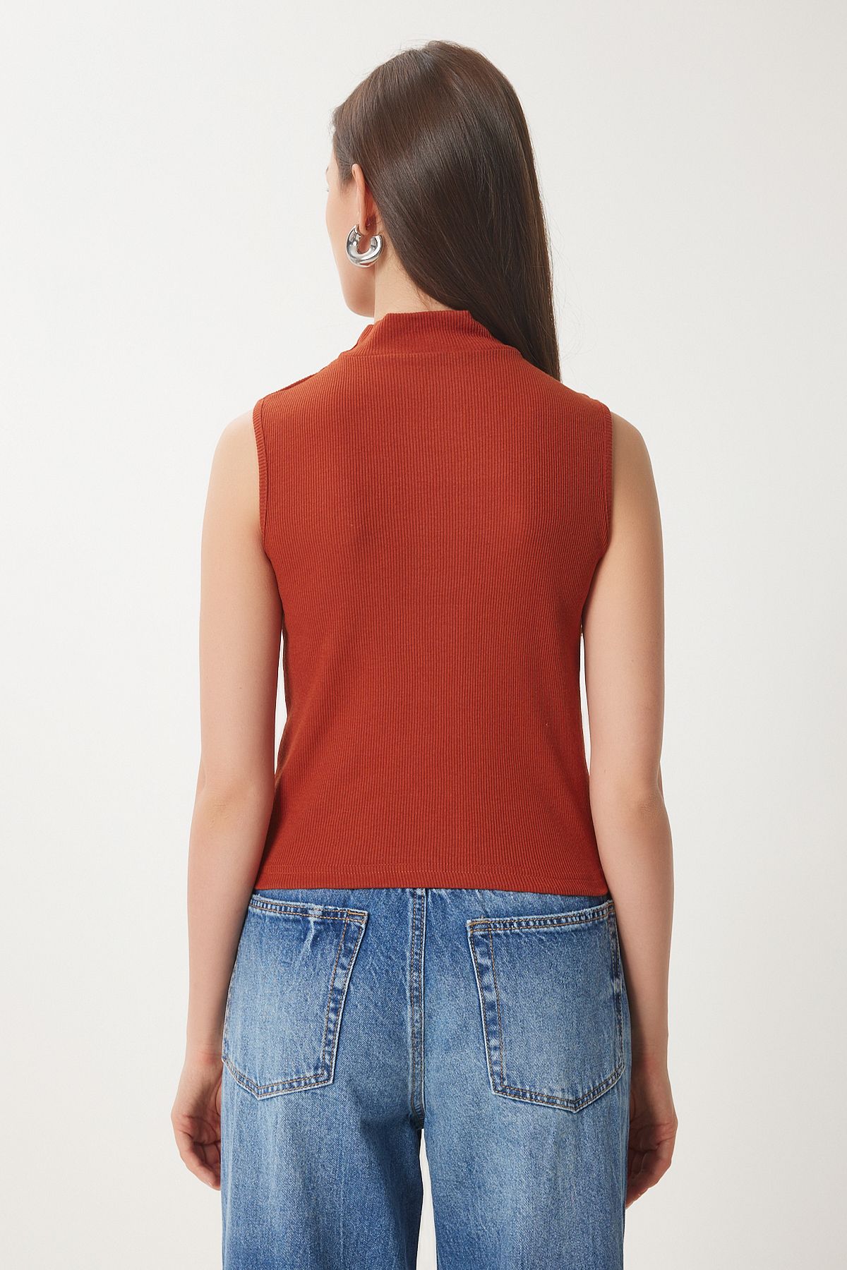 Woman Tile Turtle Cotton Knitting Blouse GT00004