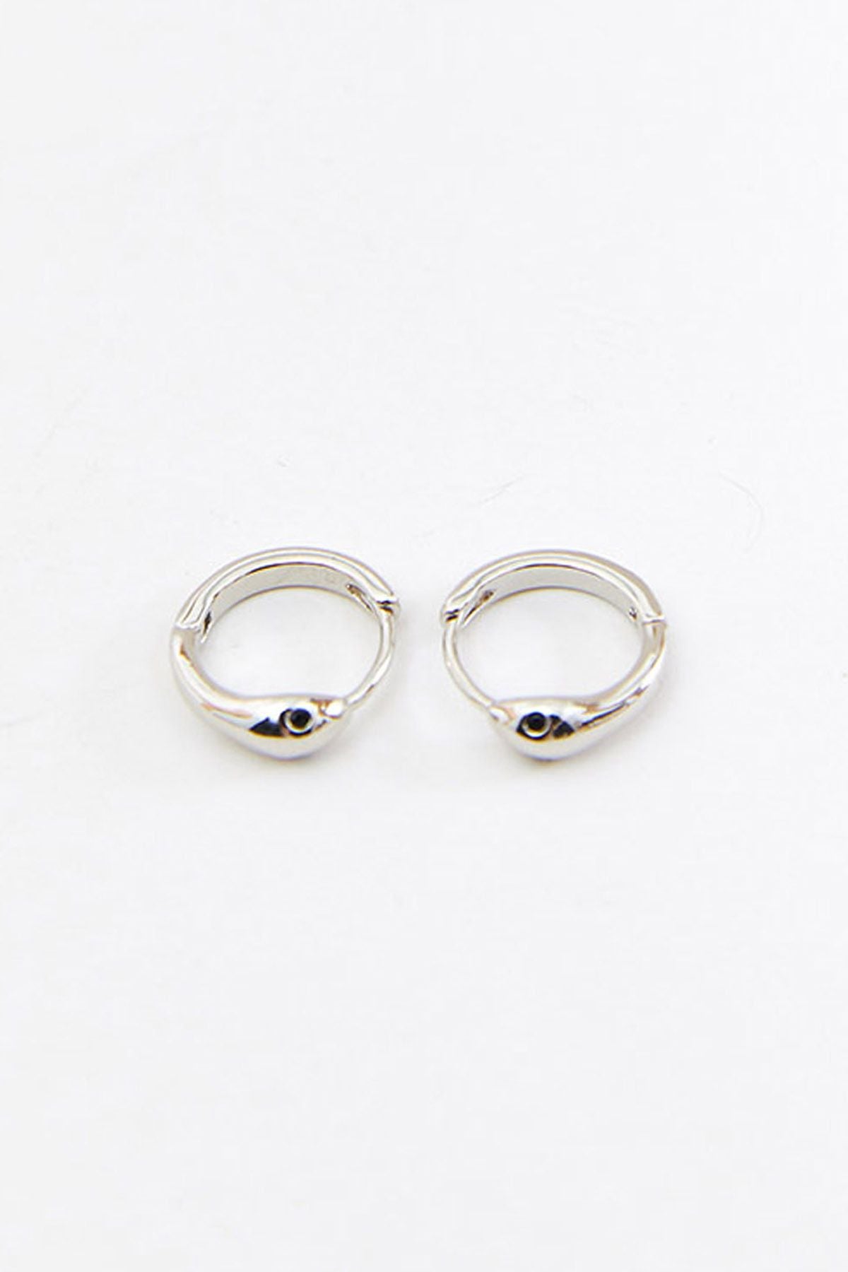 Women's Accessories Minimal Snake Ring Steel Earrings ASS322