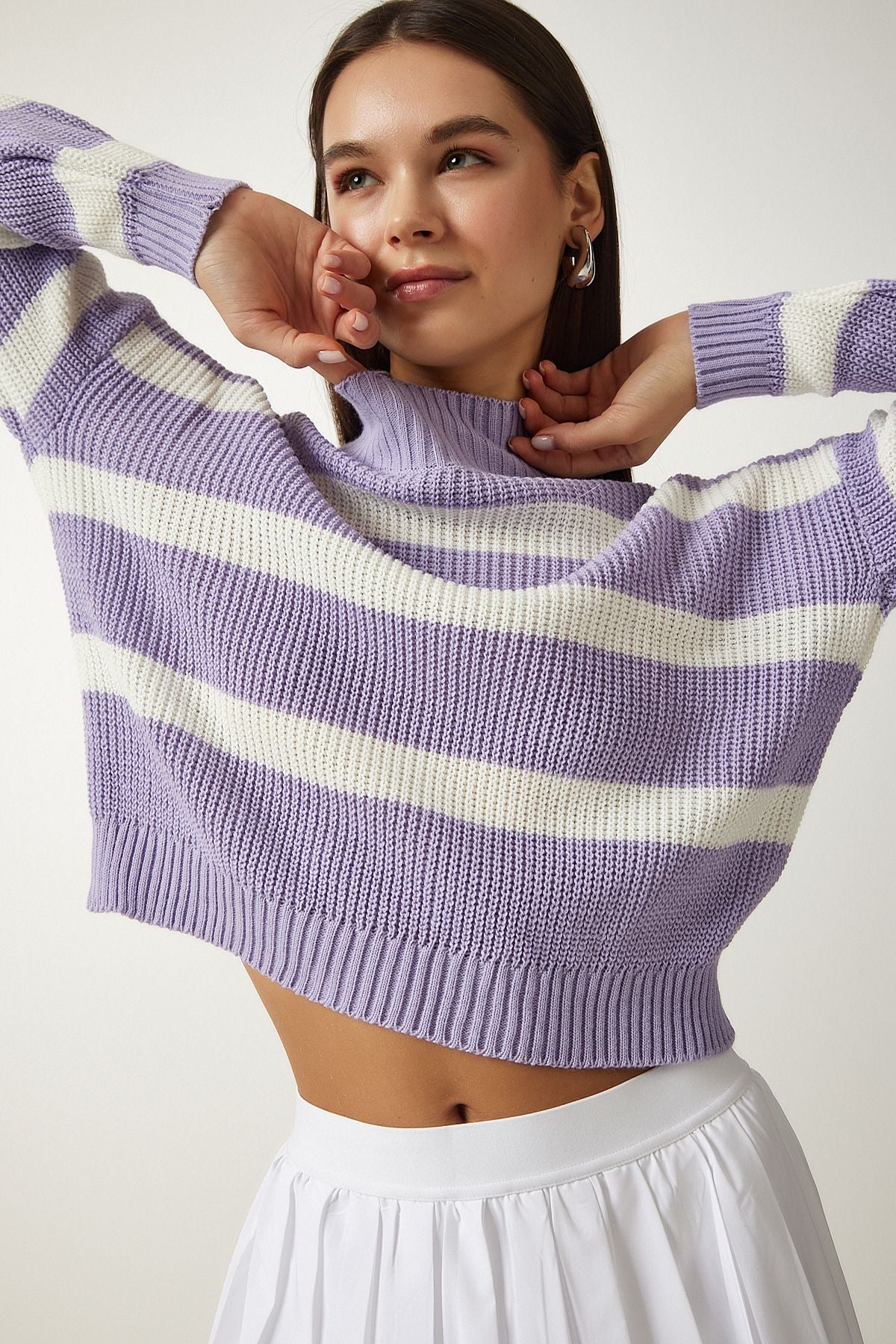 WOMEN'S LILLA RED BOARD TRIKO Sweater Za00073