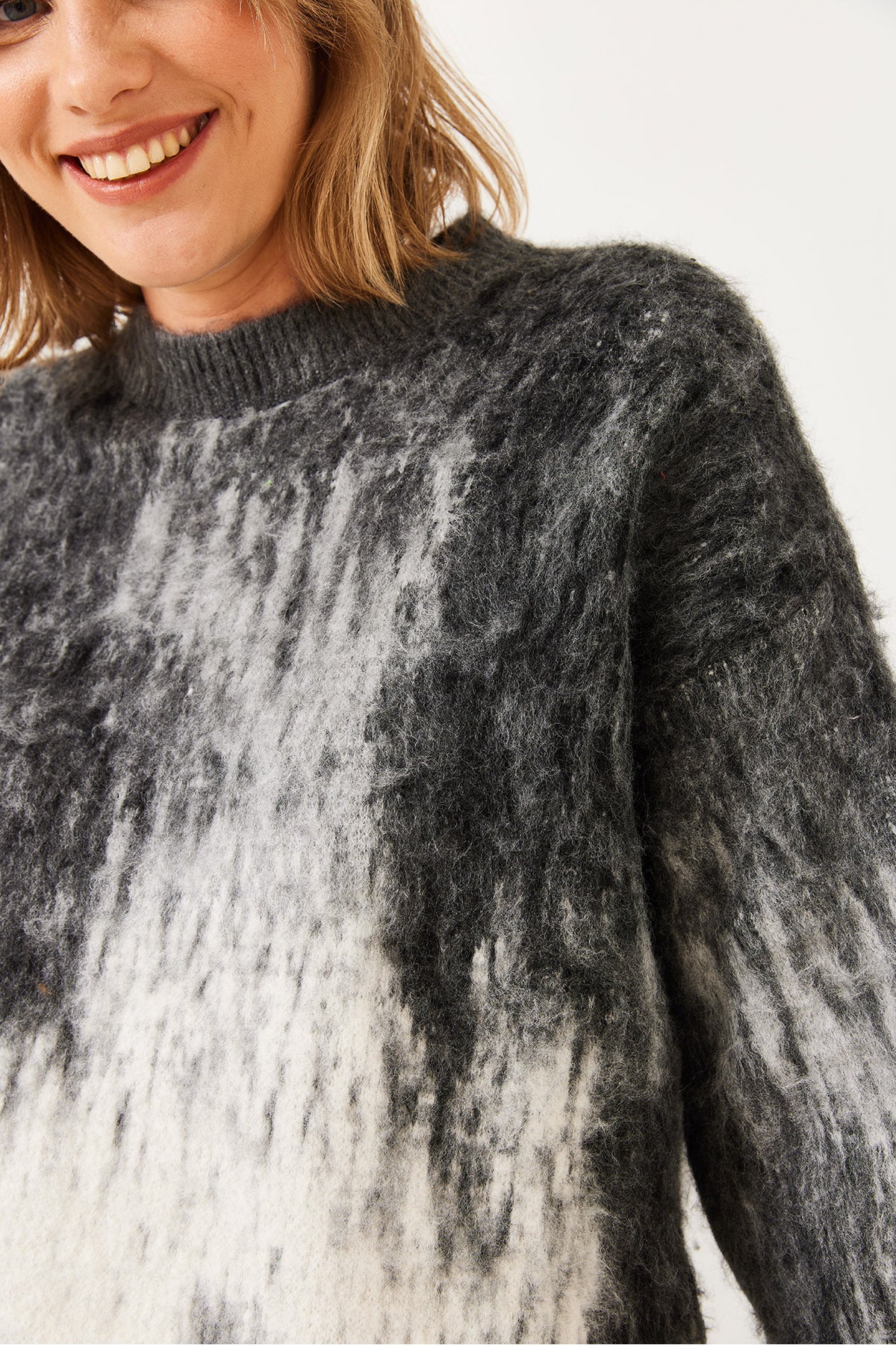 Women's Crew Neck Rose Gold Knitwear Sweater 60251876