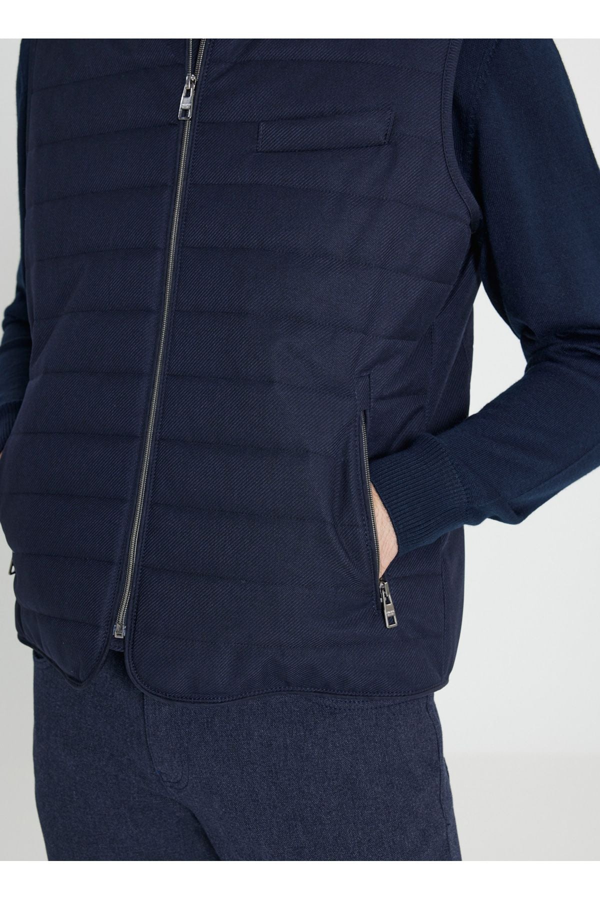 Altınyıldız Classics Navy Blue Men's Vest ACE092510003_YELEK Casual