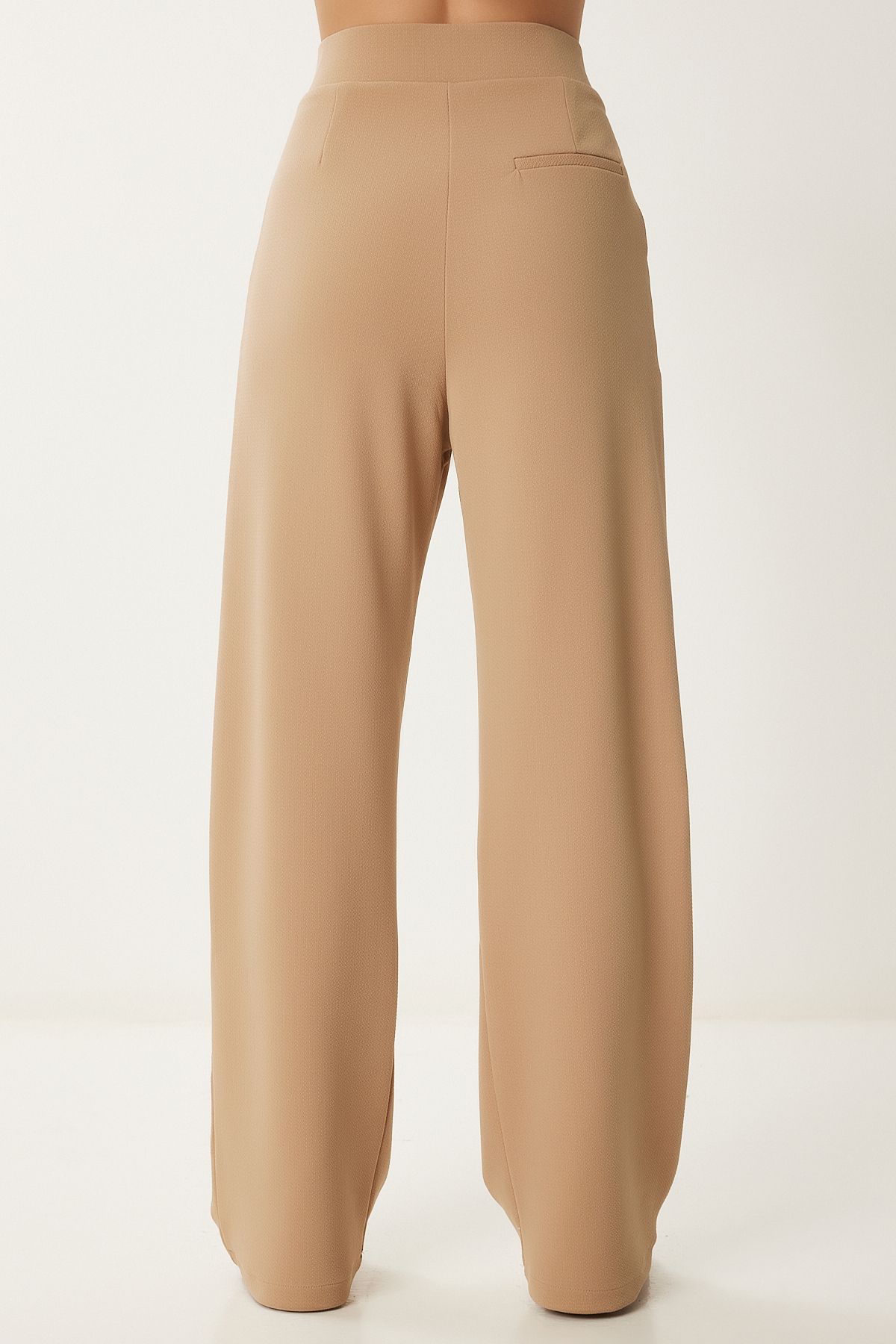 Female Biscuit Waist Card Casual Woven Pants RV00150
