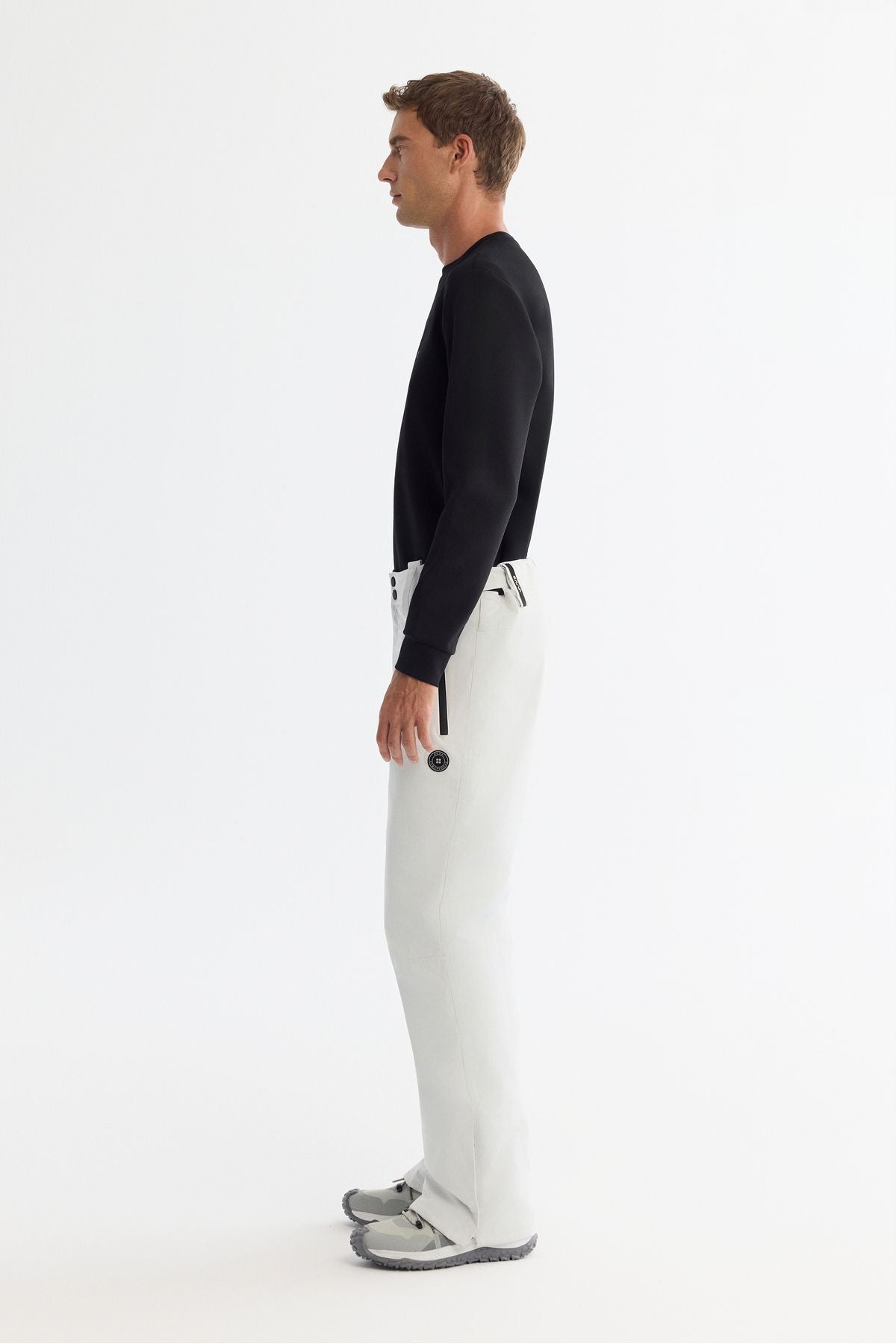 Men's white water repulsive windproof