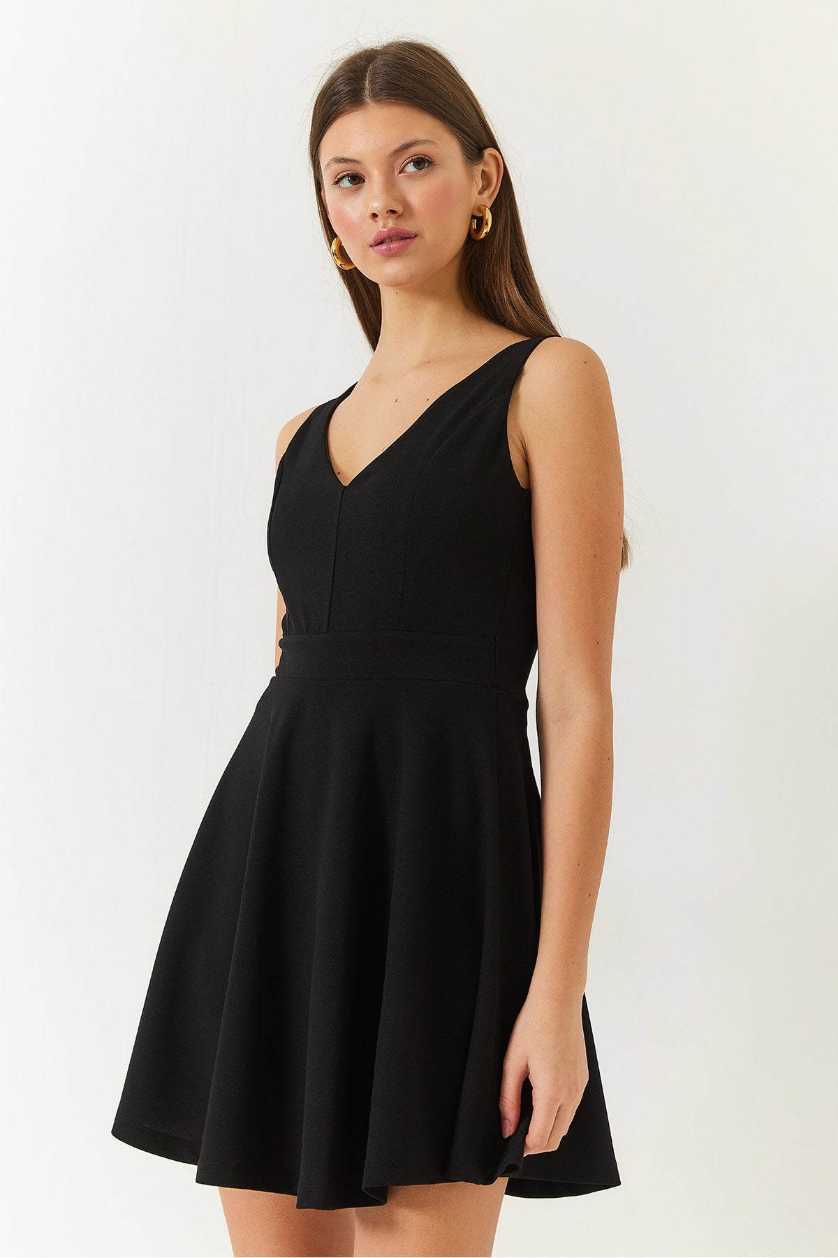 Women's V-neck Backless Mini Dress 60261377