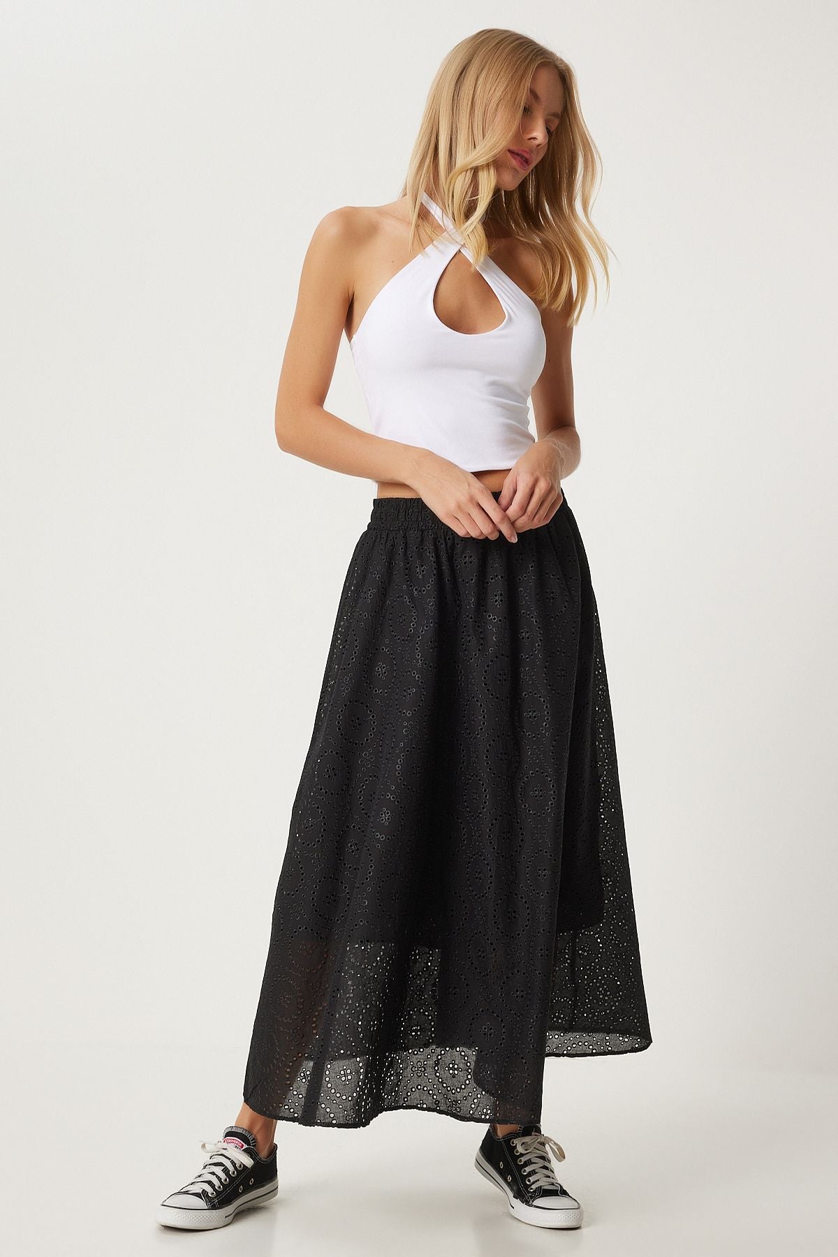 Female Black Fisto Princess Skirt MC00288