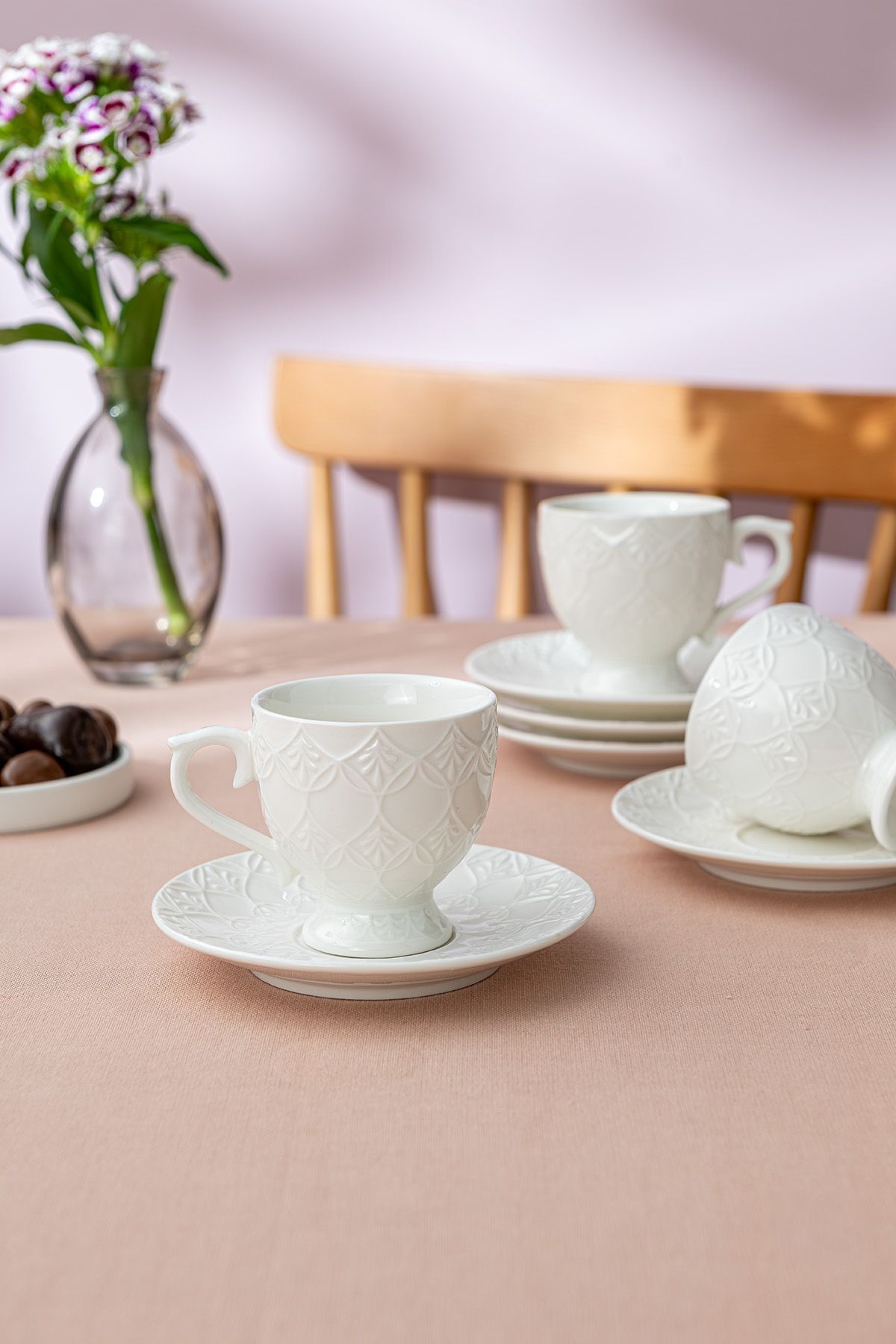 Mehlika Coffee Cup Set for 6 people