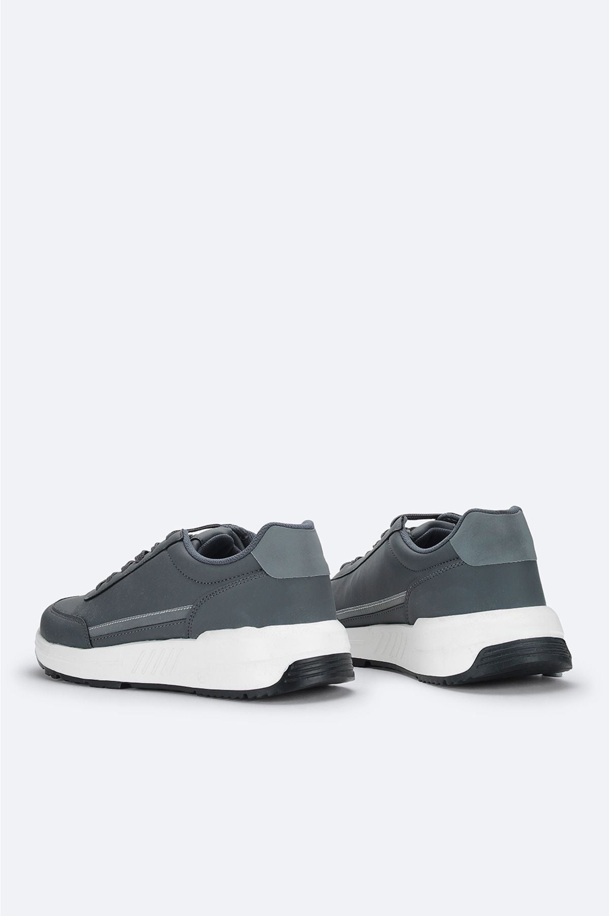 Men's anthracite fragmented flexible base sneaker shoes A31y8024