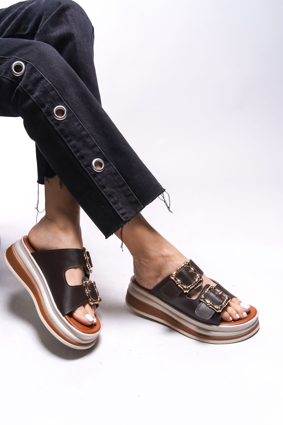 Rohlarth Woman Slippers 0012322 Brown