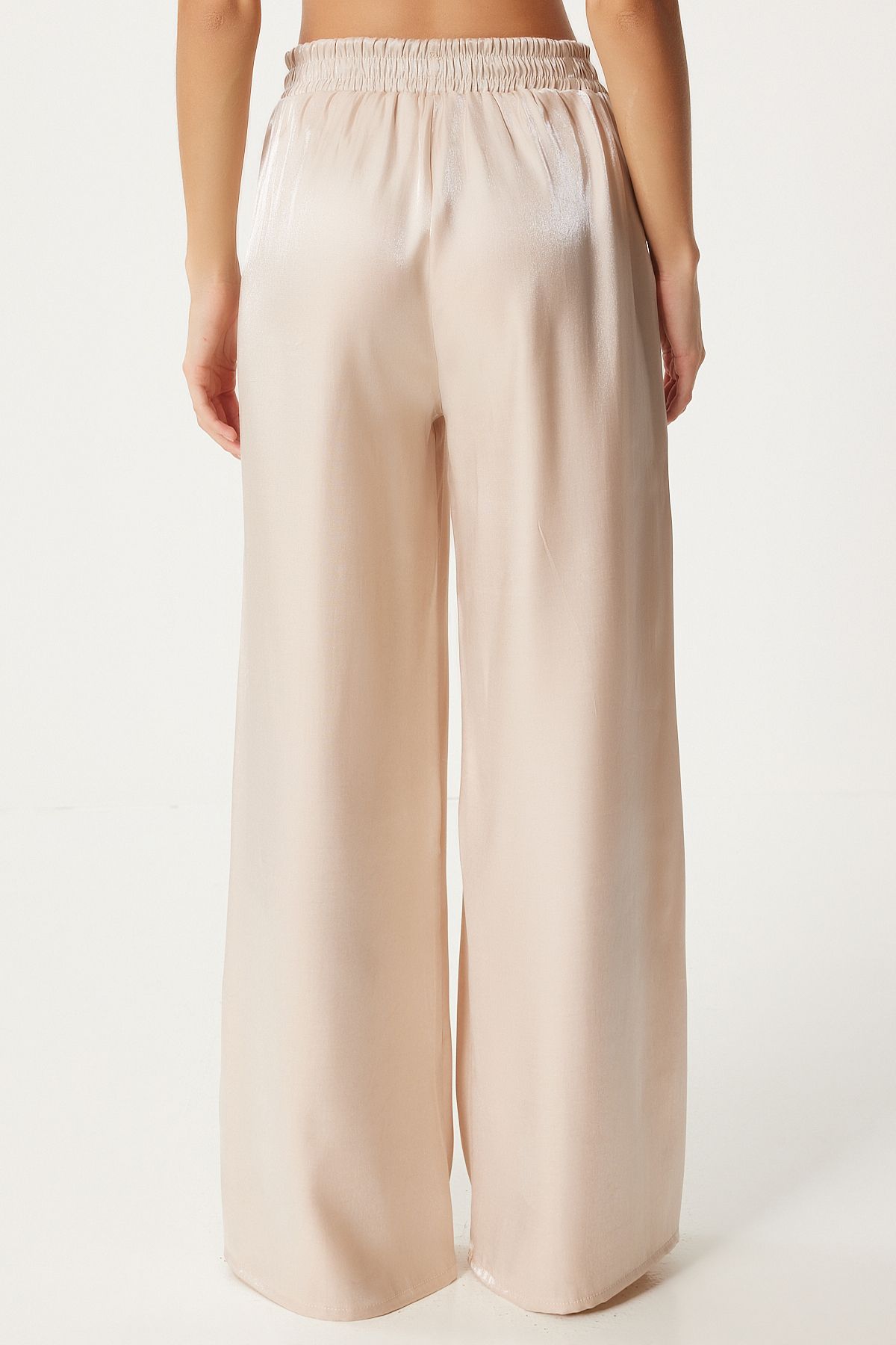 Women's cream bright surface pants an00210