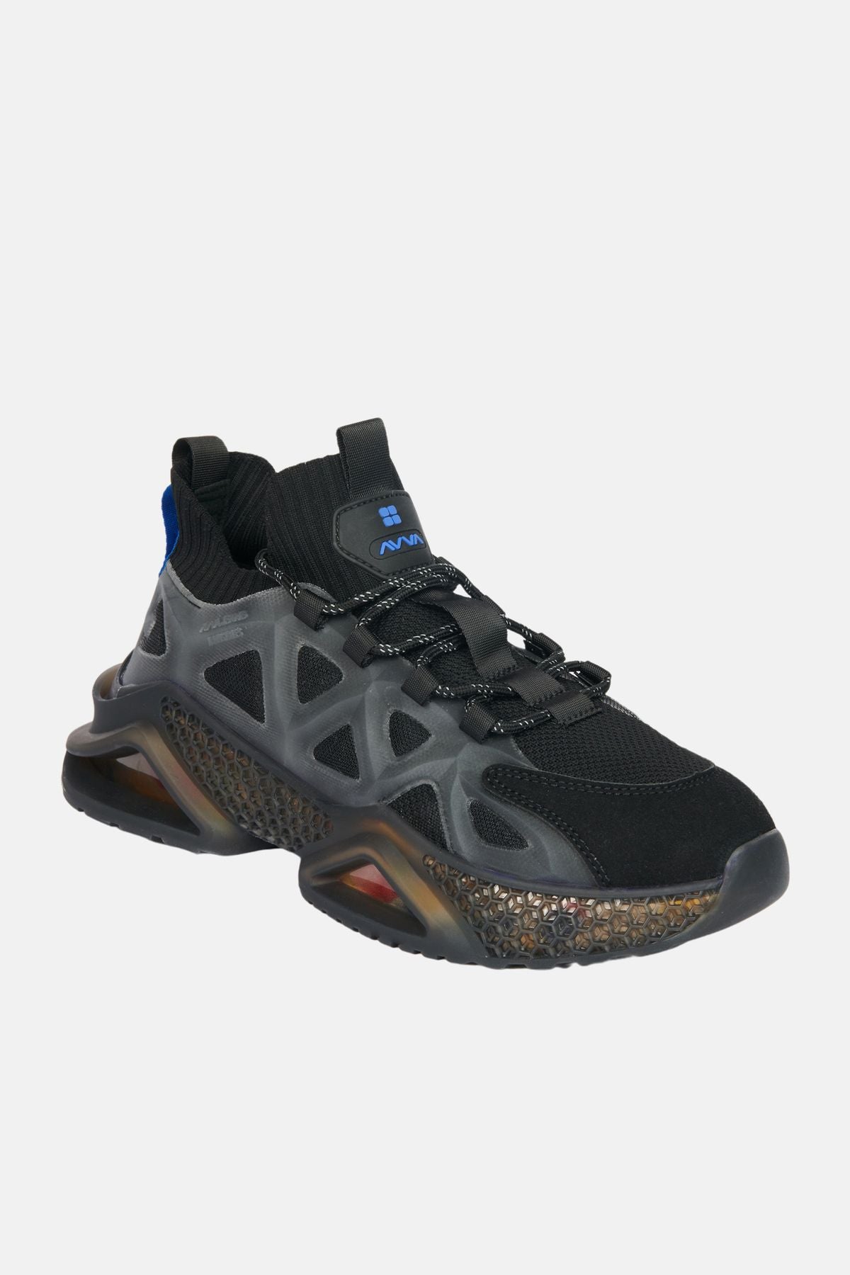 Erkek Siyah Esnek Taban Sneaker Ayakkabı A32y8001