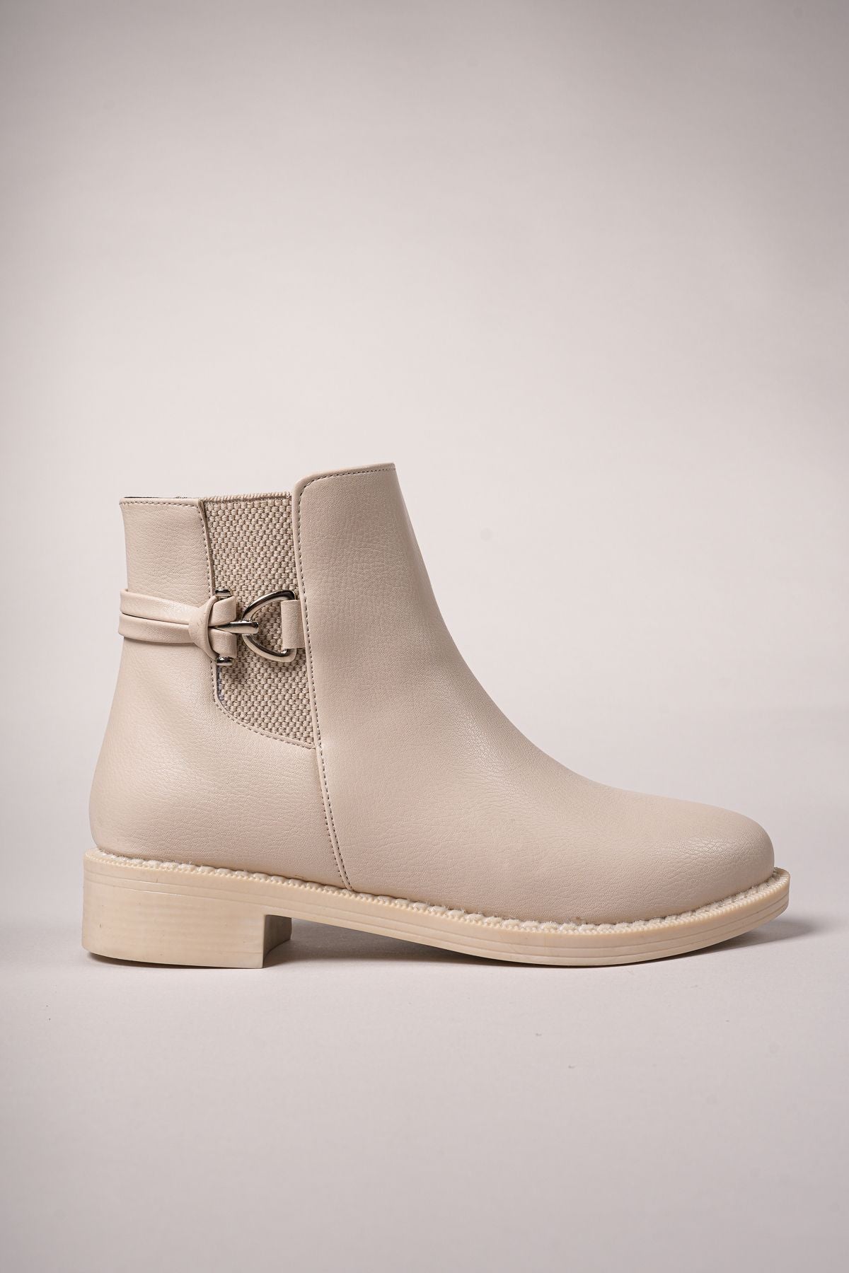 Lhewiel Women's Bot 001207 Beige Skin