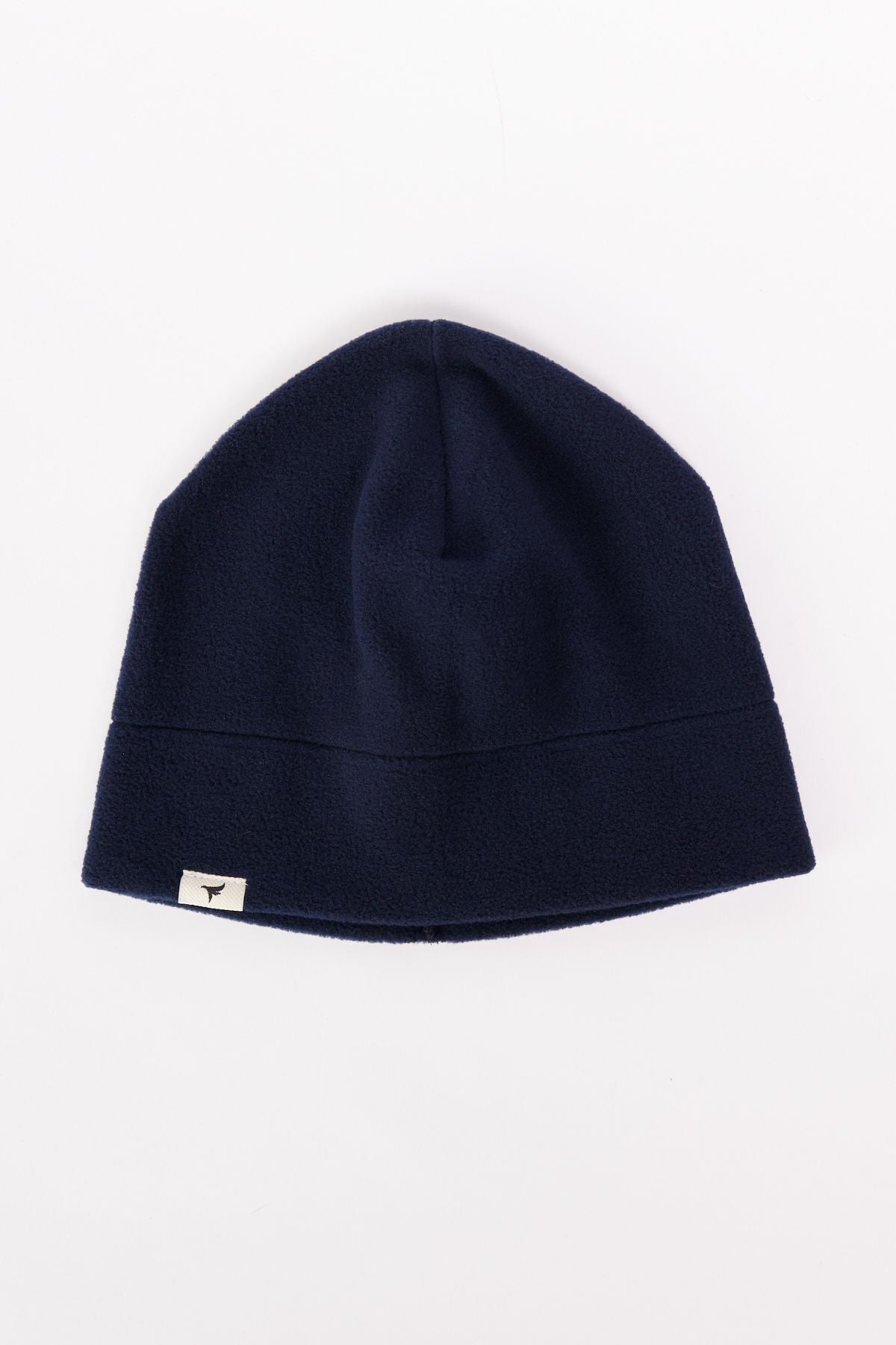 Men's navy blue anti-pilling hot water repulsive fleece beanie neck collapses set