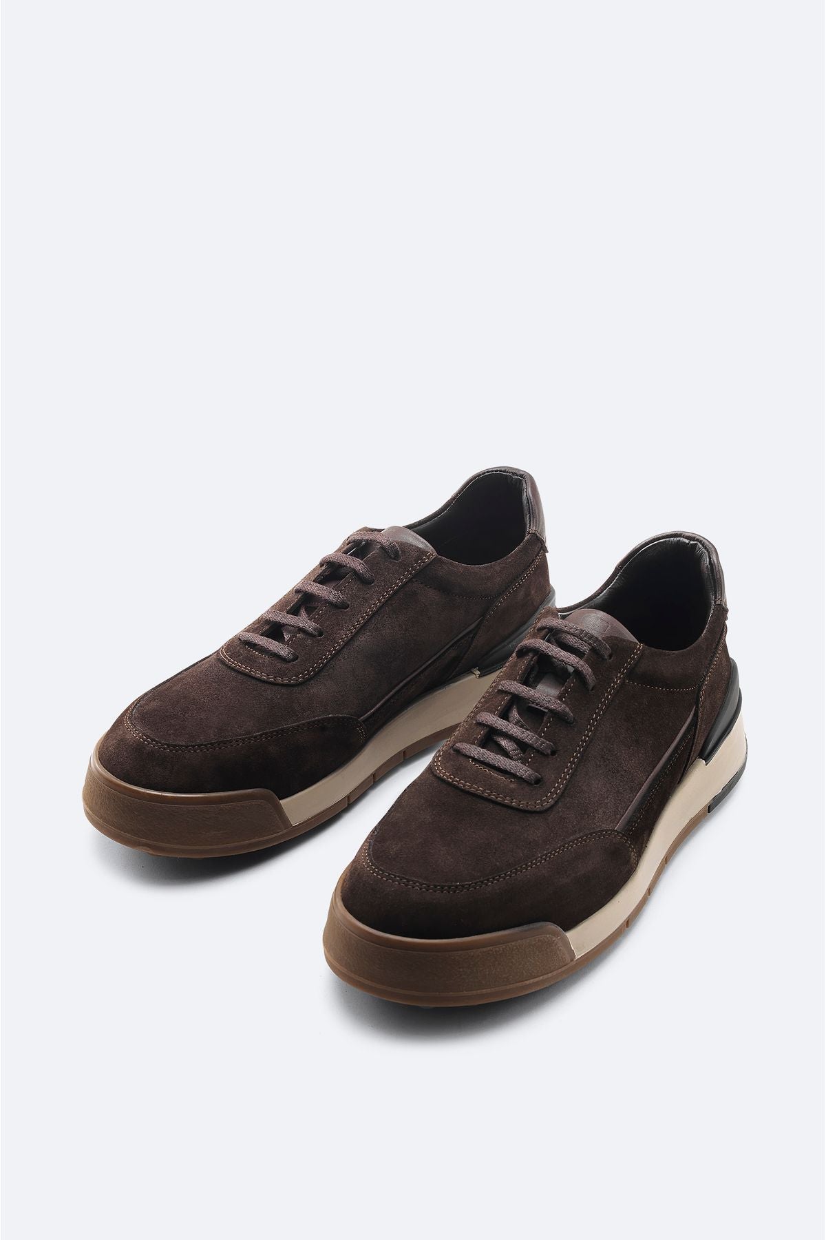 Men's Brown Suede Casual Shoes A42Y8009