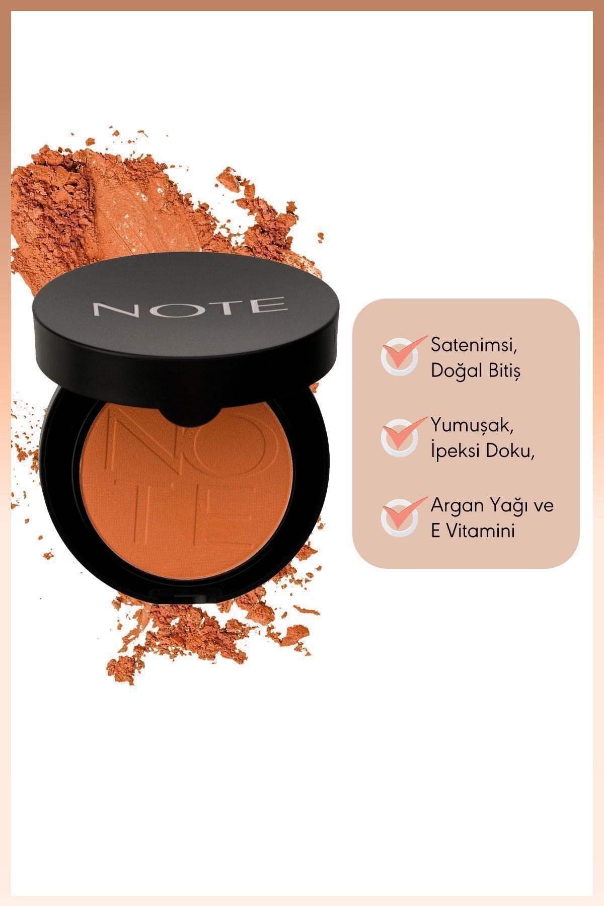 Luminous Silk Compact Blusher Dust Blush - 03 Coral