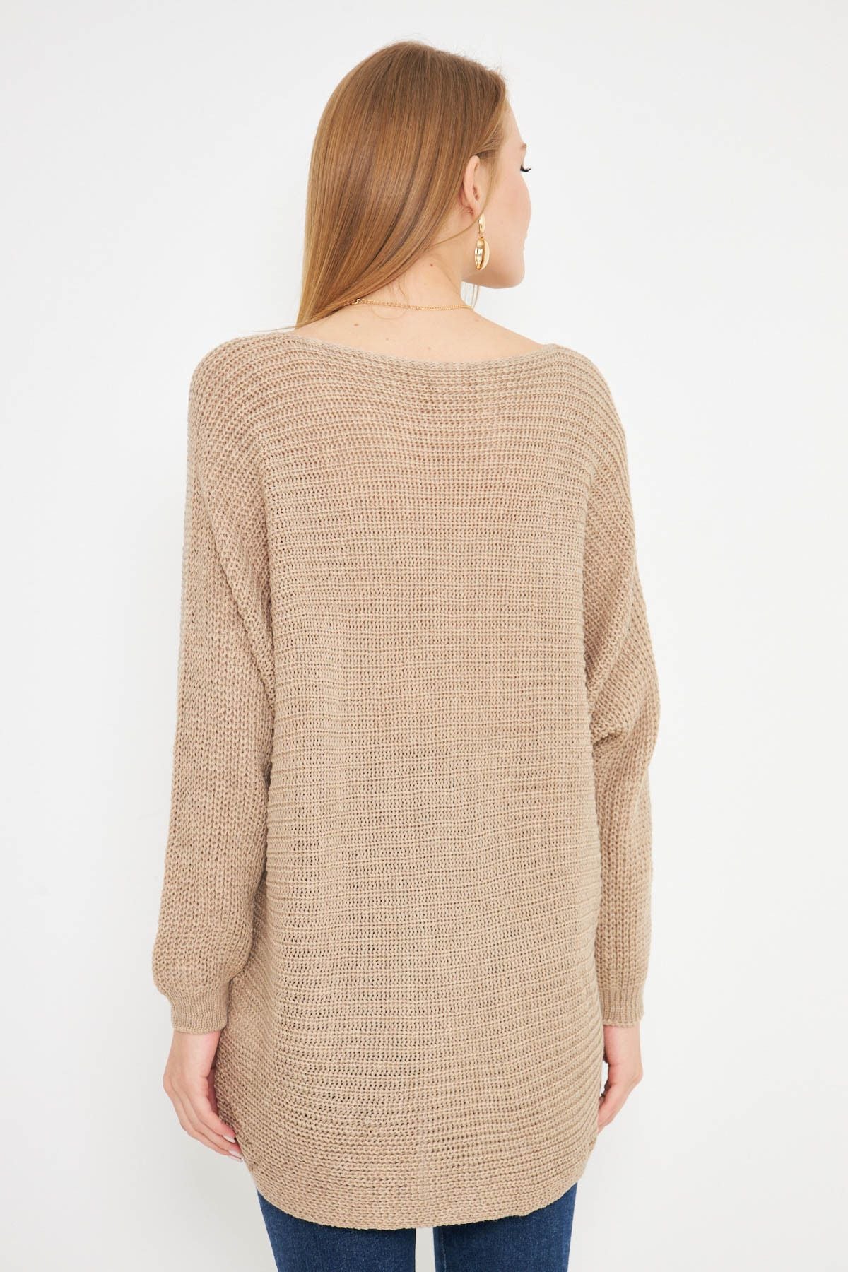 Female mink Thessaloniki shabby knitwear sweater ARM-21K012010