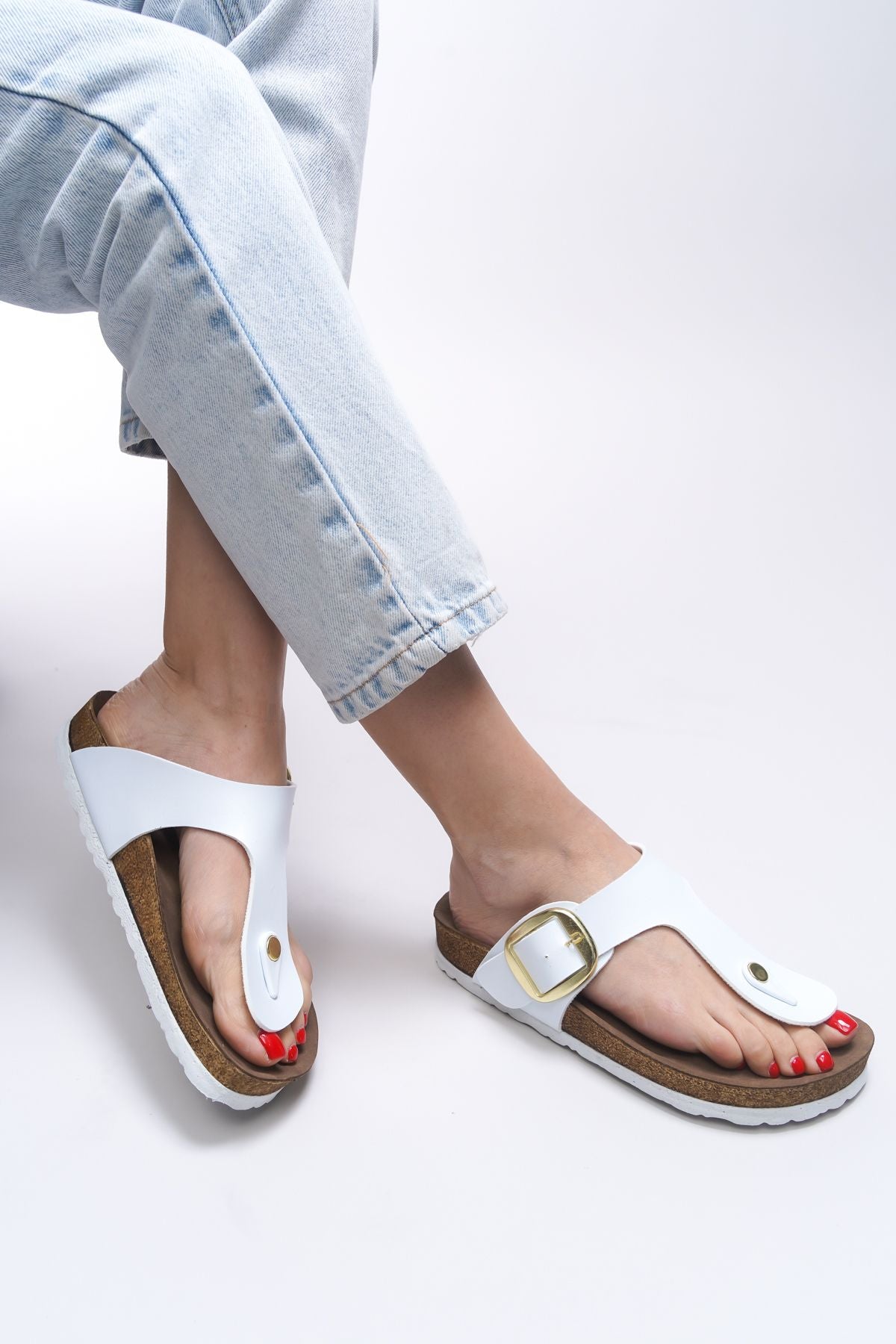 Giseraele Woman Flore Fly Slipper 0012601 White