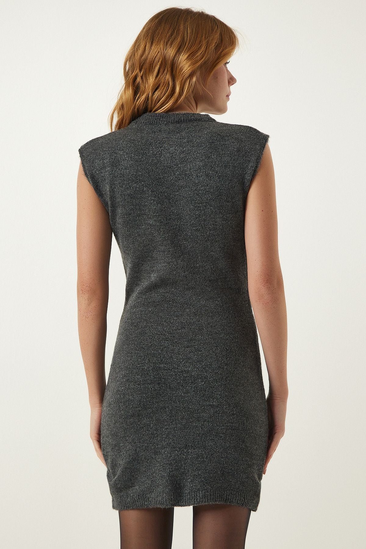 Woman Dark Gray Mini Tiko Dress YY00198