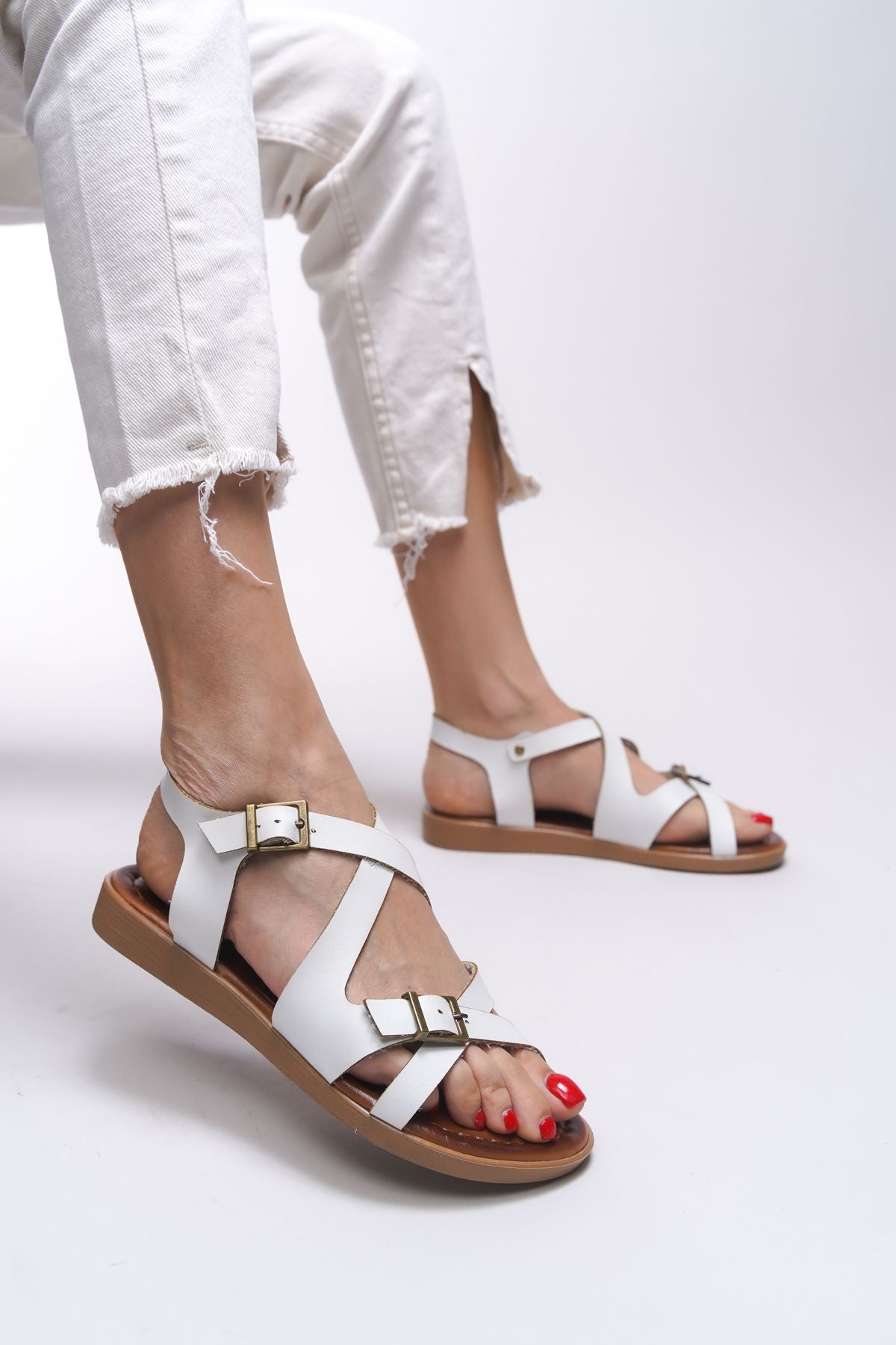 Ismenriah Woman Sandals 0012847 White