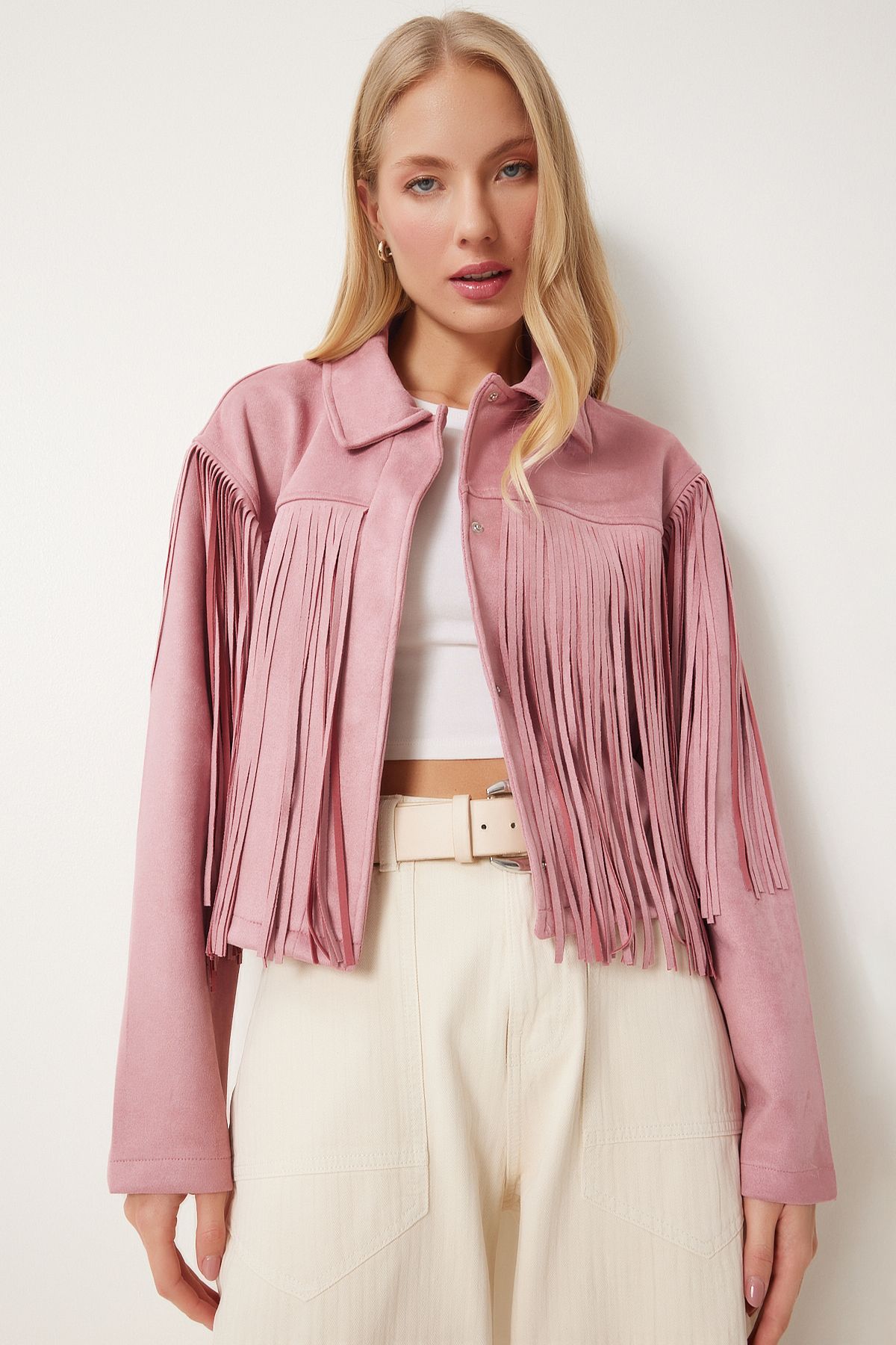 WOMEN'S ROSE DRY SHIRT GRASTER SUET SUET JACKET DP00222