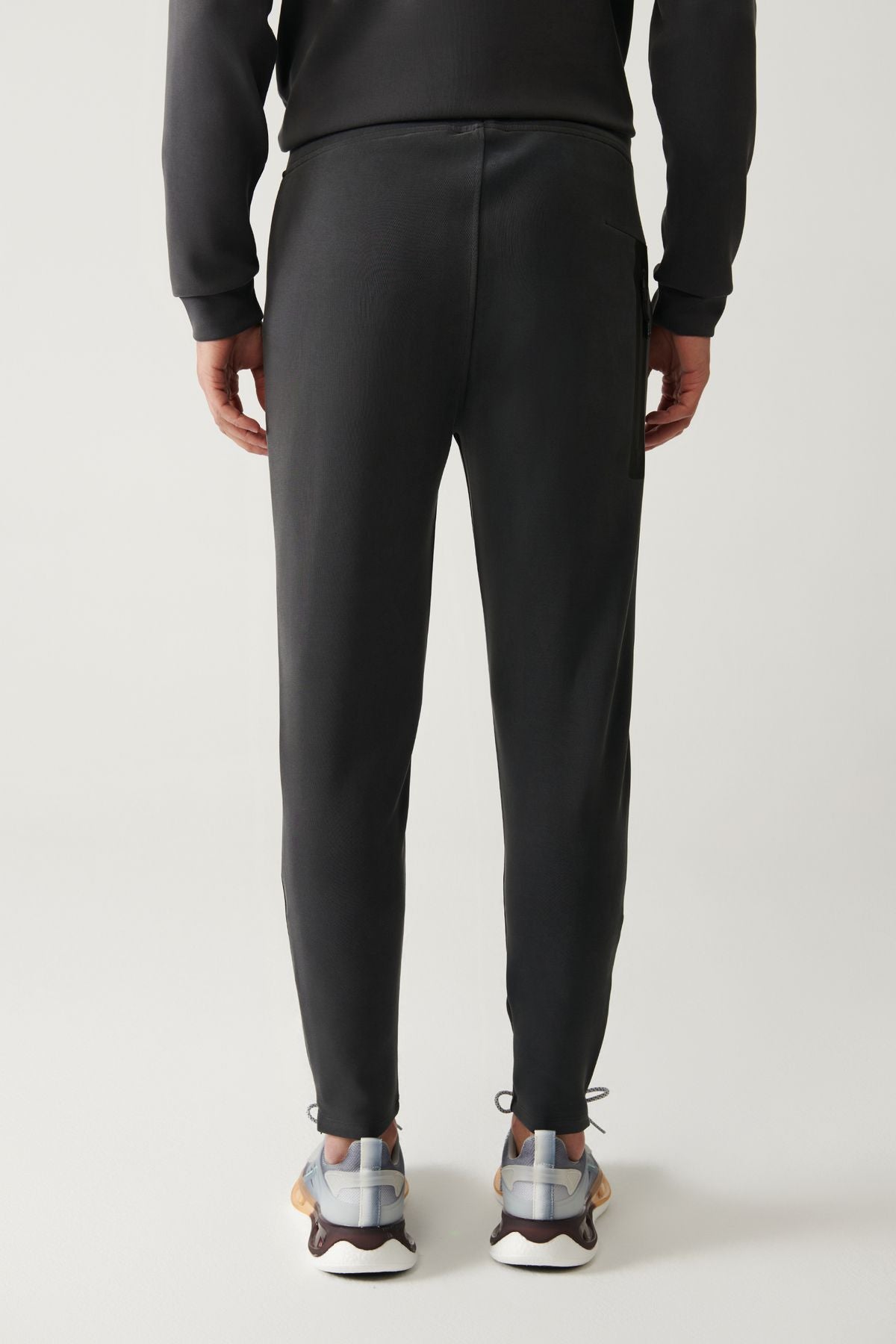 Men's anthracit Soft Touch Zipper Paçalı Paçalı Six A41y3401