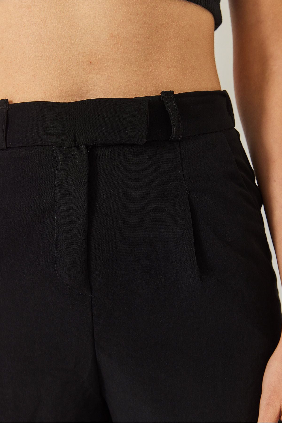 Women's Silled Detail Palazzo Pants with Wide Paça Pocket 60261487