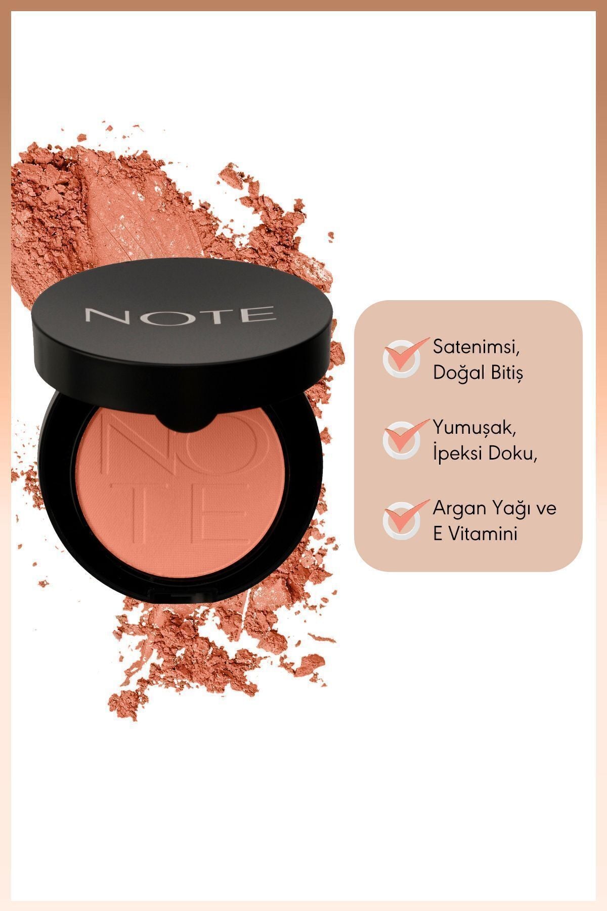 Luminous Silk Compact Blusher Toz Allık - 04 Soft Peach