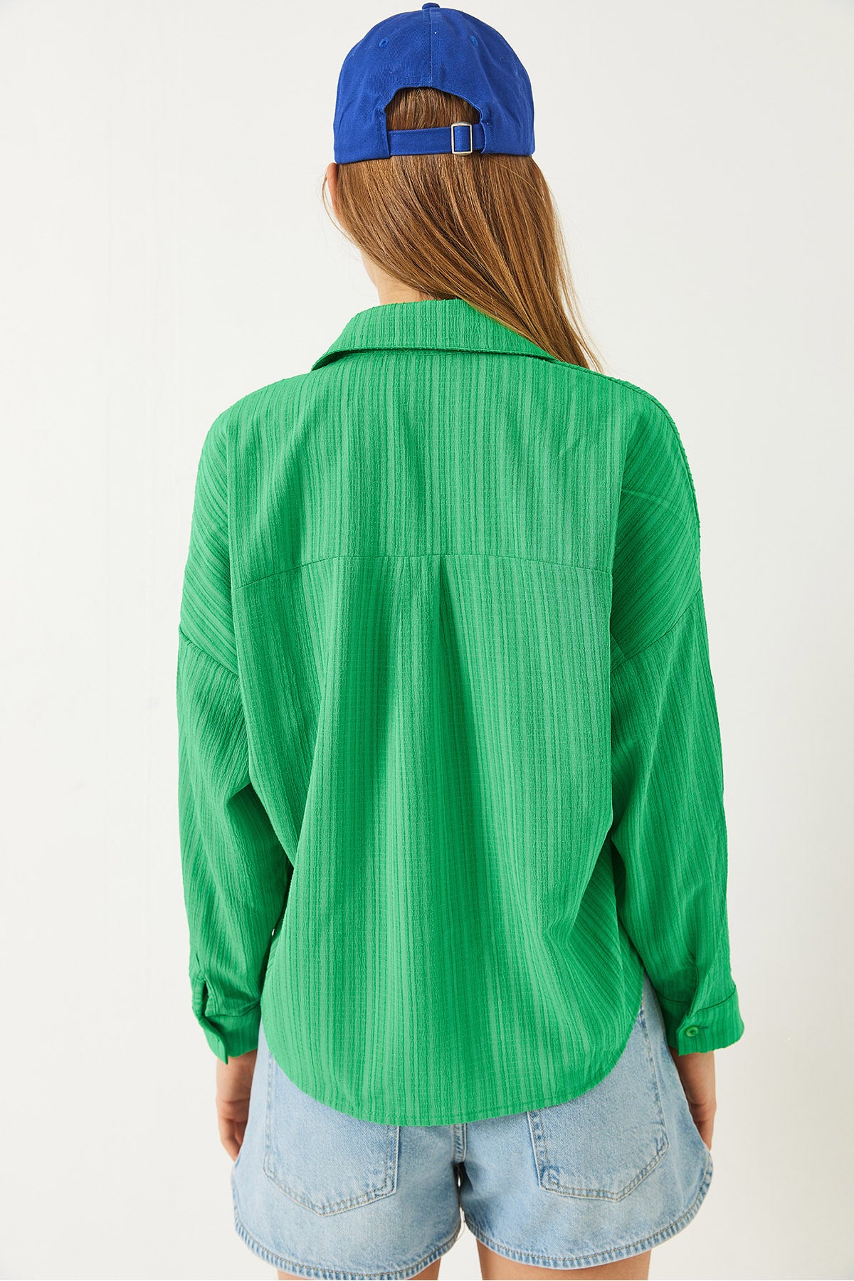 Women's Single Pocket Long Sleeve Casual Shirt 60261562