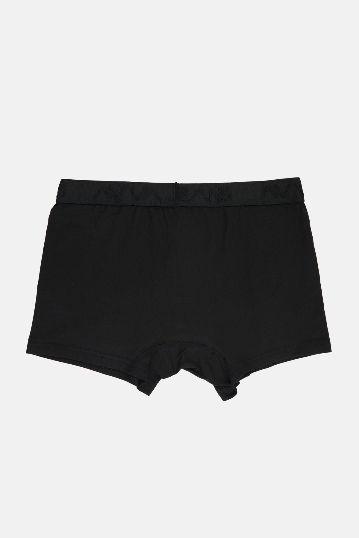 Ανδρικό Μαύρο Βαμβακερό Ευέλικτο Flat Boxer B009505