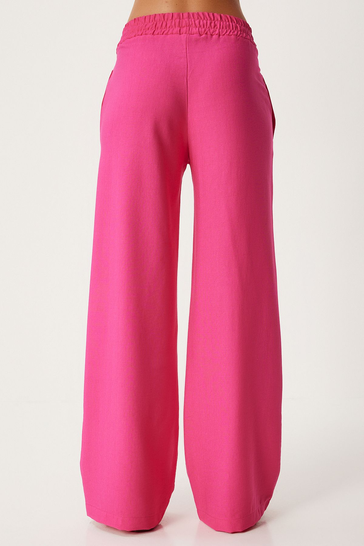 Female pink belt shirt pants weaving set FN03276