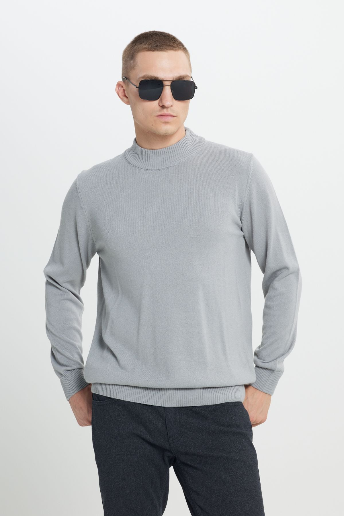 Men's gray melang