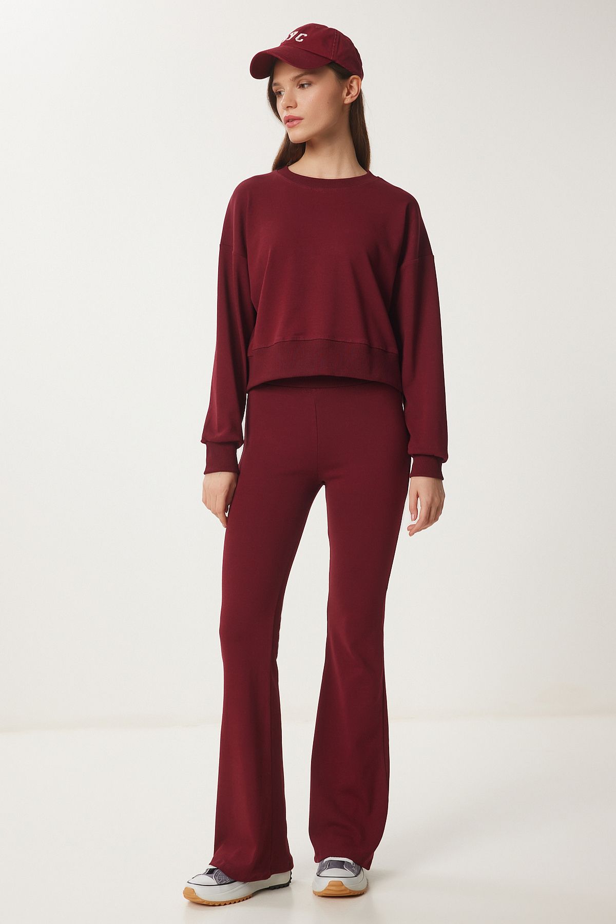 Female Bordeaux Bicycle Collar Tracksuit Team XR00022