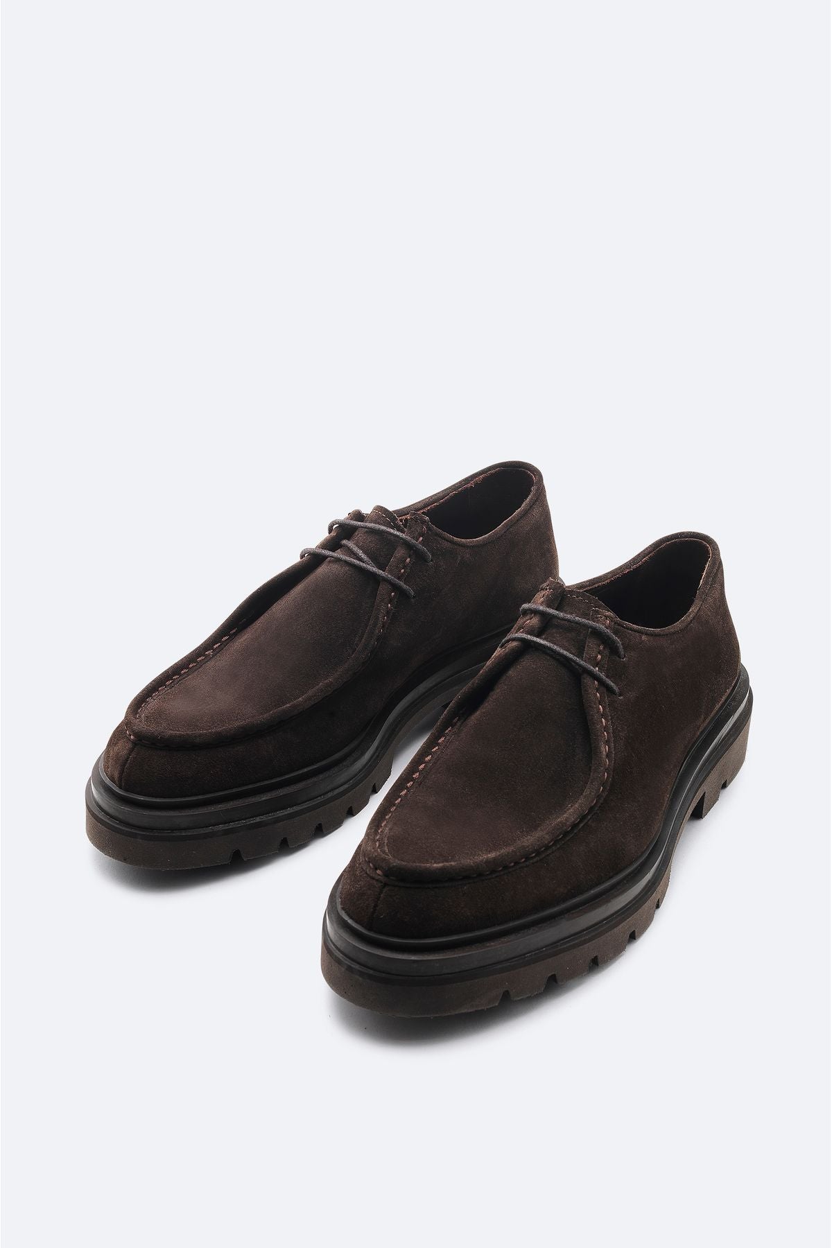 Men's Brown 100 %Süet Laccik Classic Shoes A42Y8007