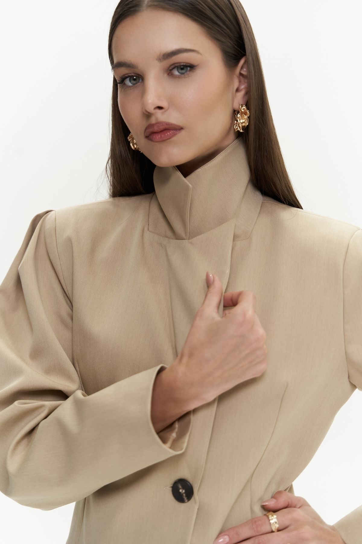Biella Belden Sitting Mink Blazer