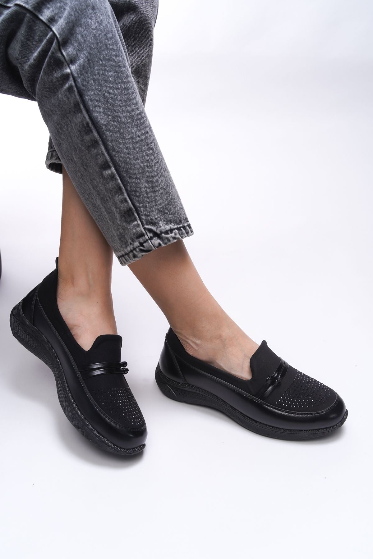 Hegerithe Women's Sports Ballet 0012409 Black