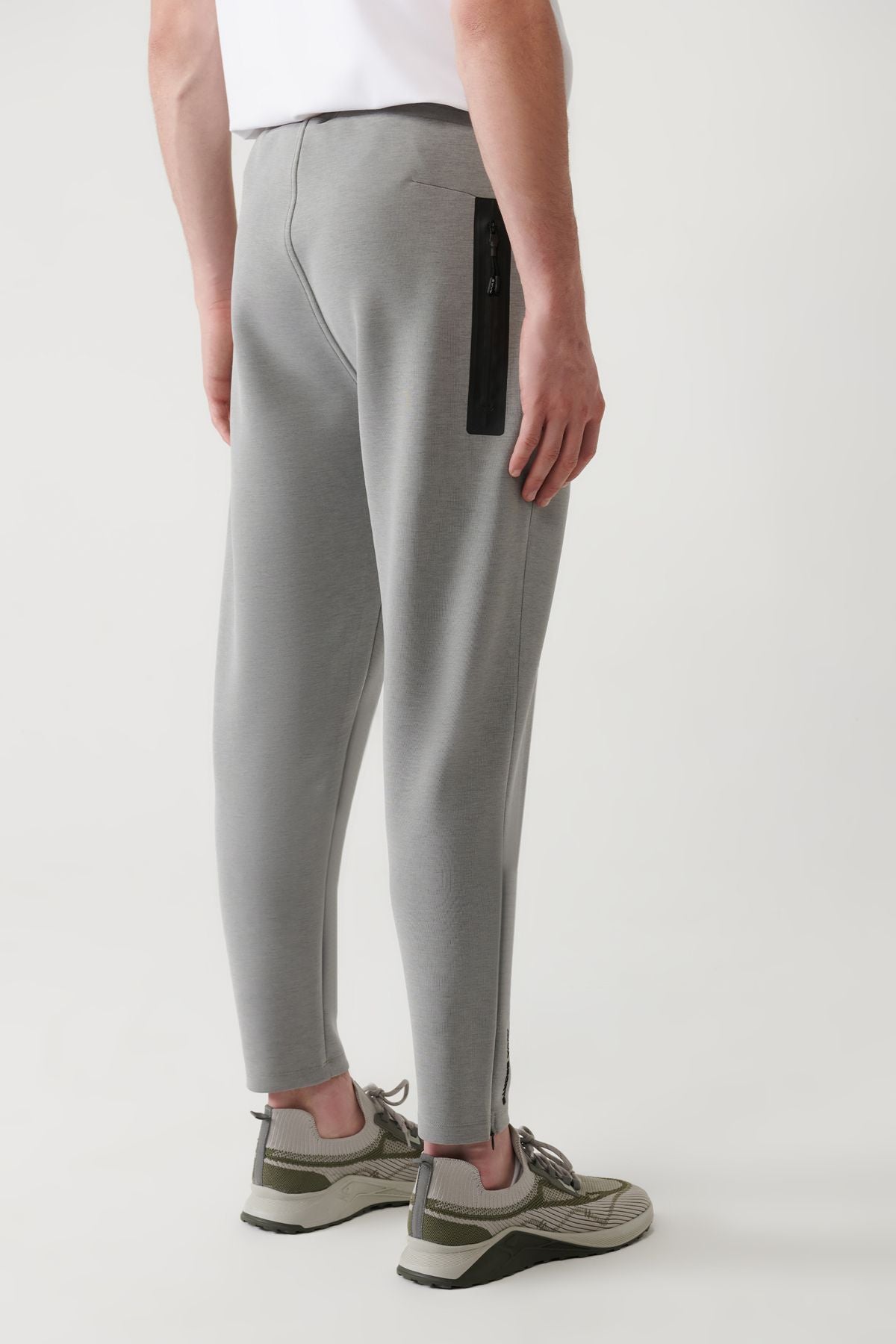 Men's Gray Soft Touch Zipper Paçalı Service Six A41y3401