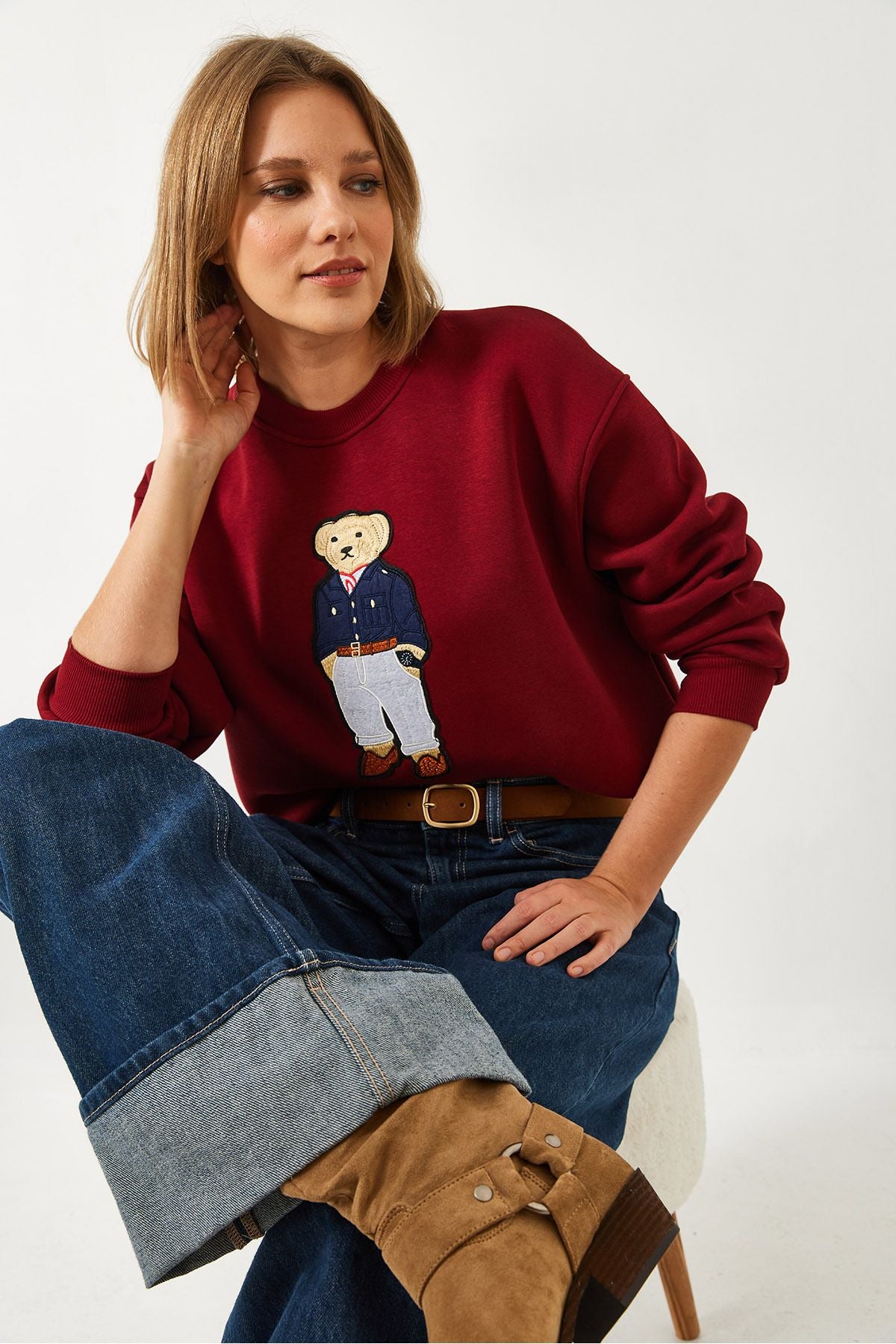 WOMEN'S THREE YEAR PRINTED SWEATSHIRT 60261239