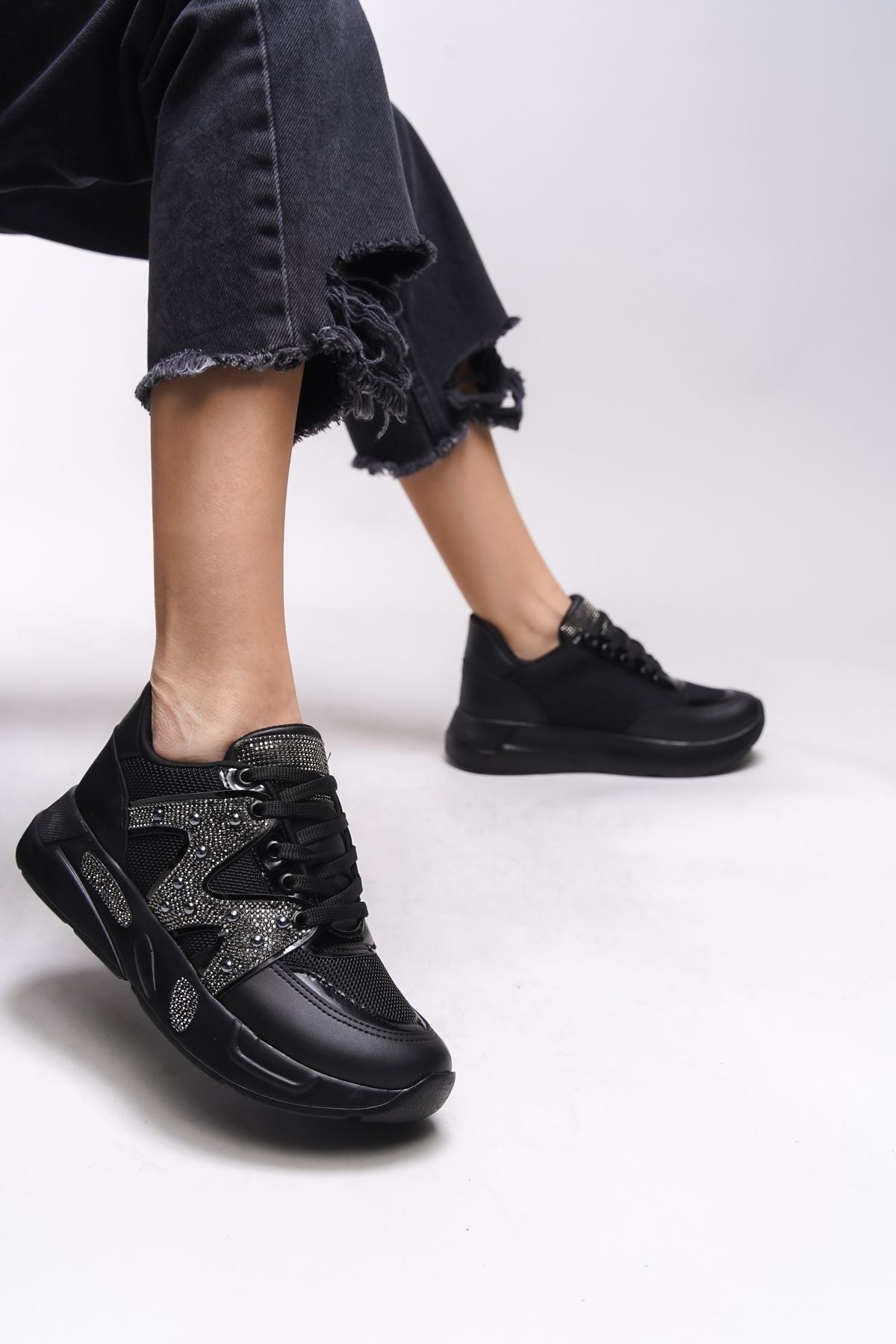 Aalriona Woman Sneaker 0012155 Black Black