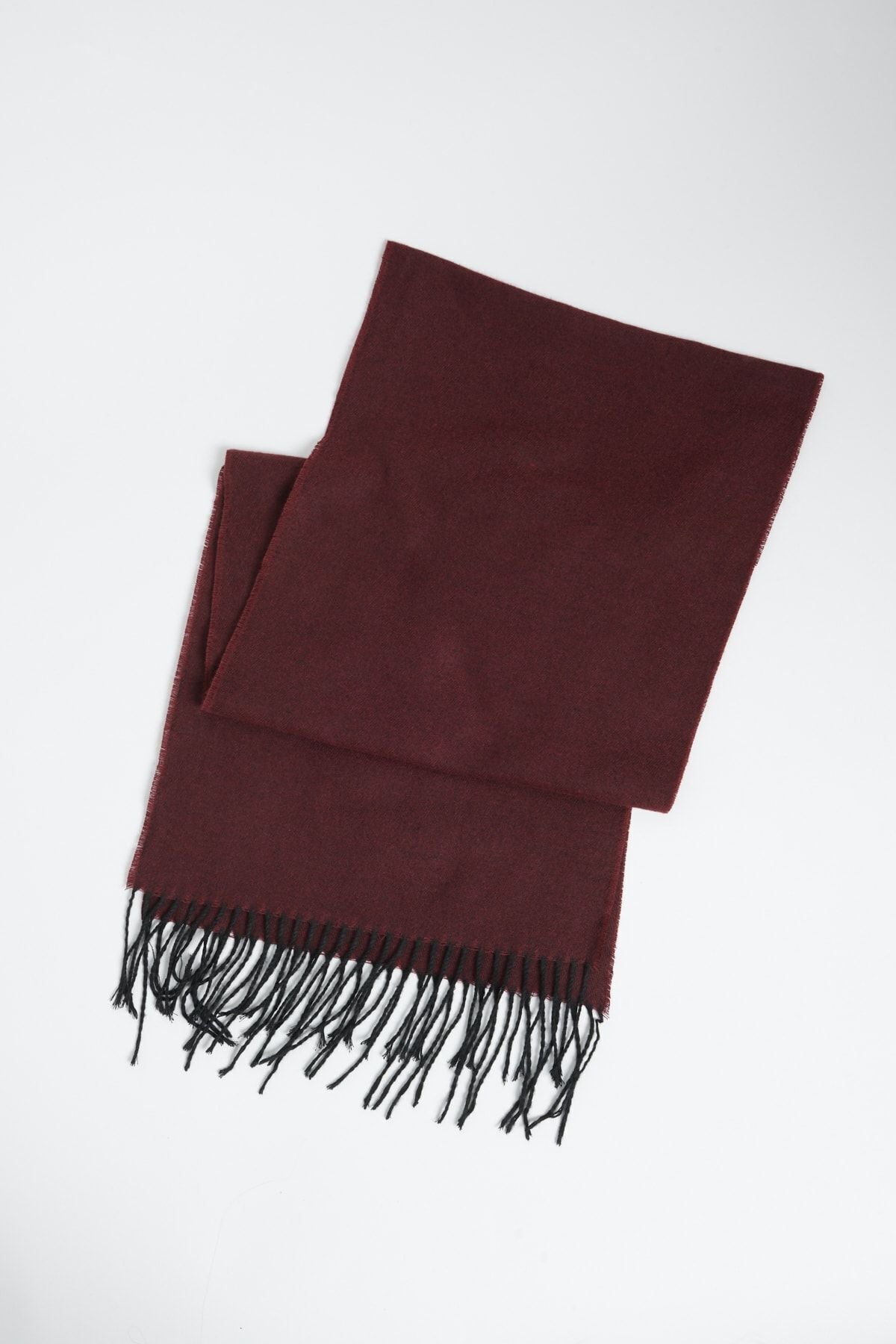 Men's burgundy scarf