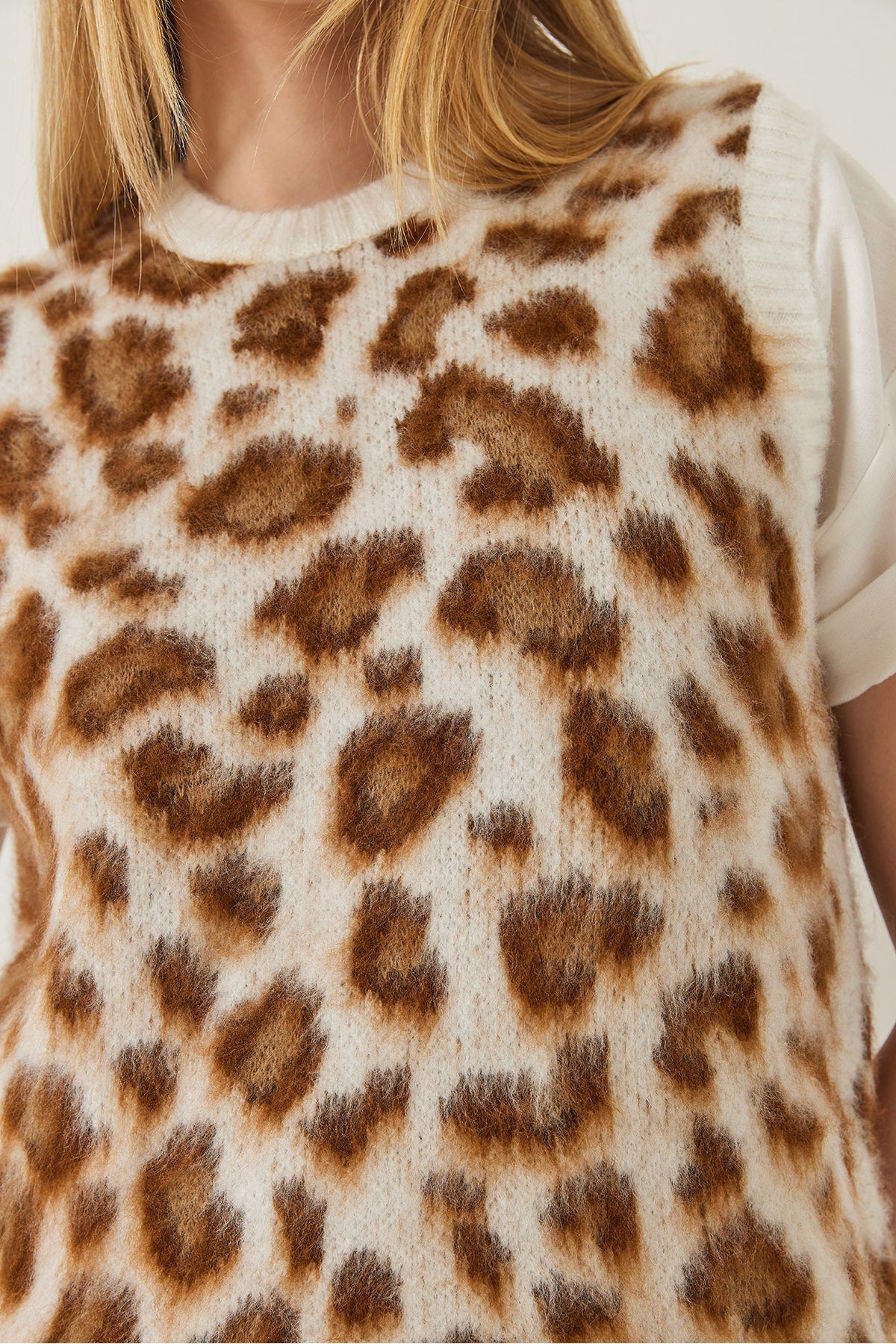 Women's Charmed Leopard Patterned Sweater 20246281