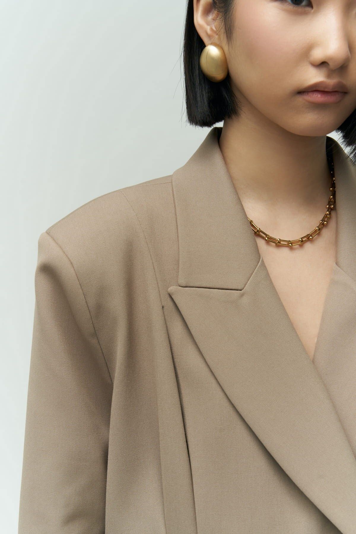 ALLBUCKS Mai, Salvatore Bej Blazer Ceket ABMAI0016