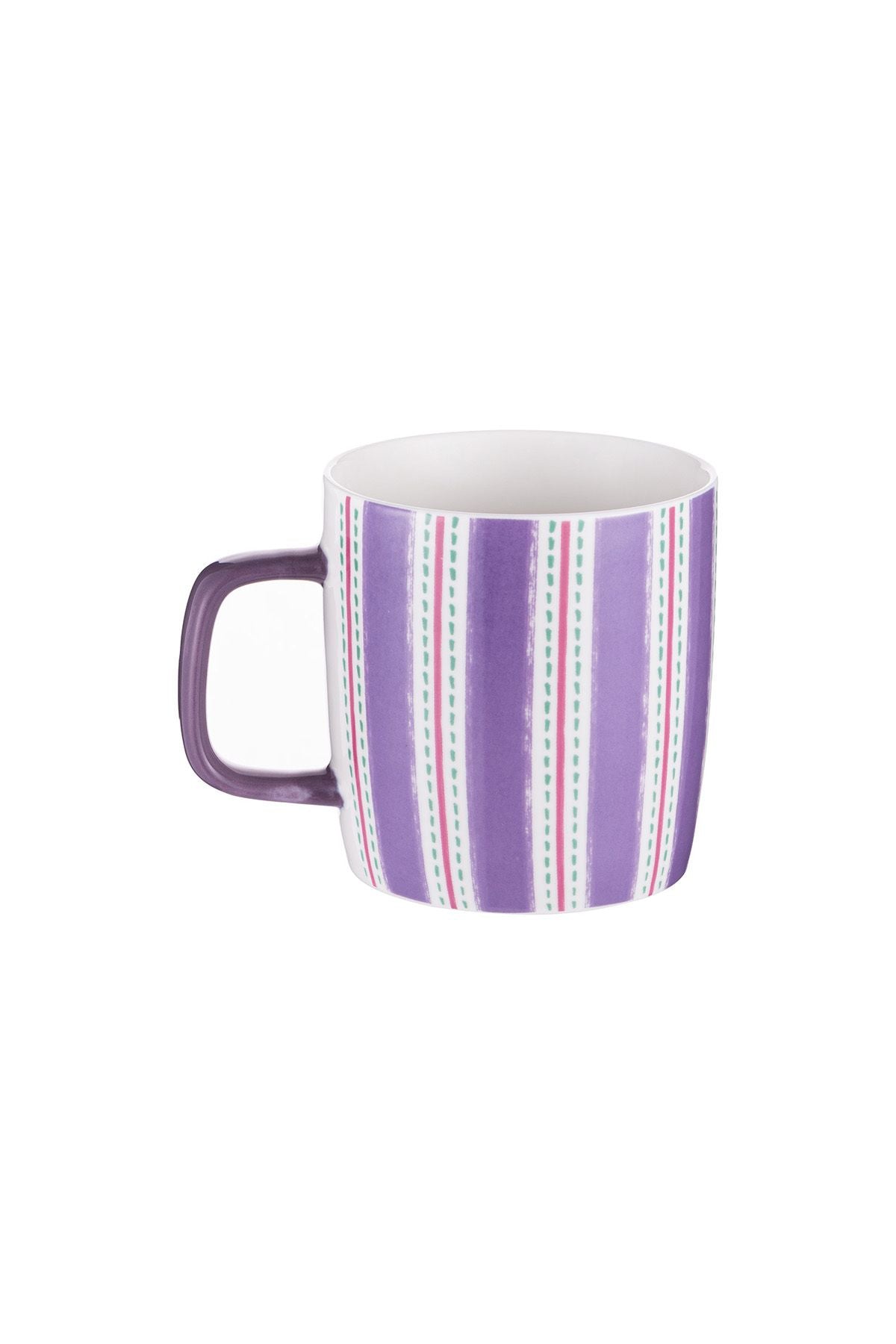 Striped New Bone Cup 350 ml Purple