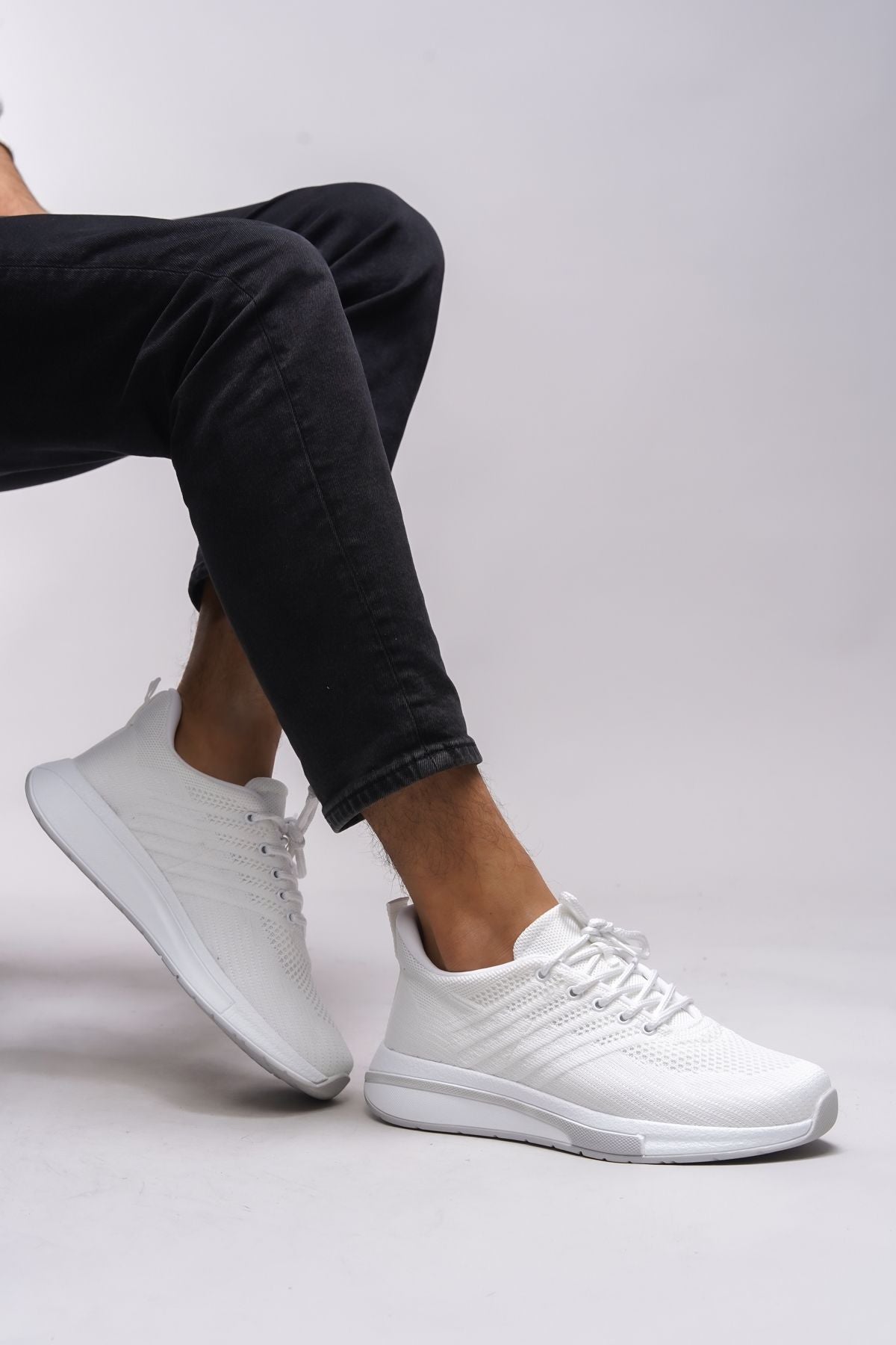 Qhasalzu unisex sneaker 0012118 White
