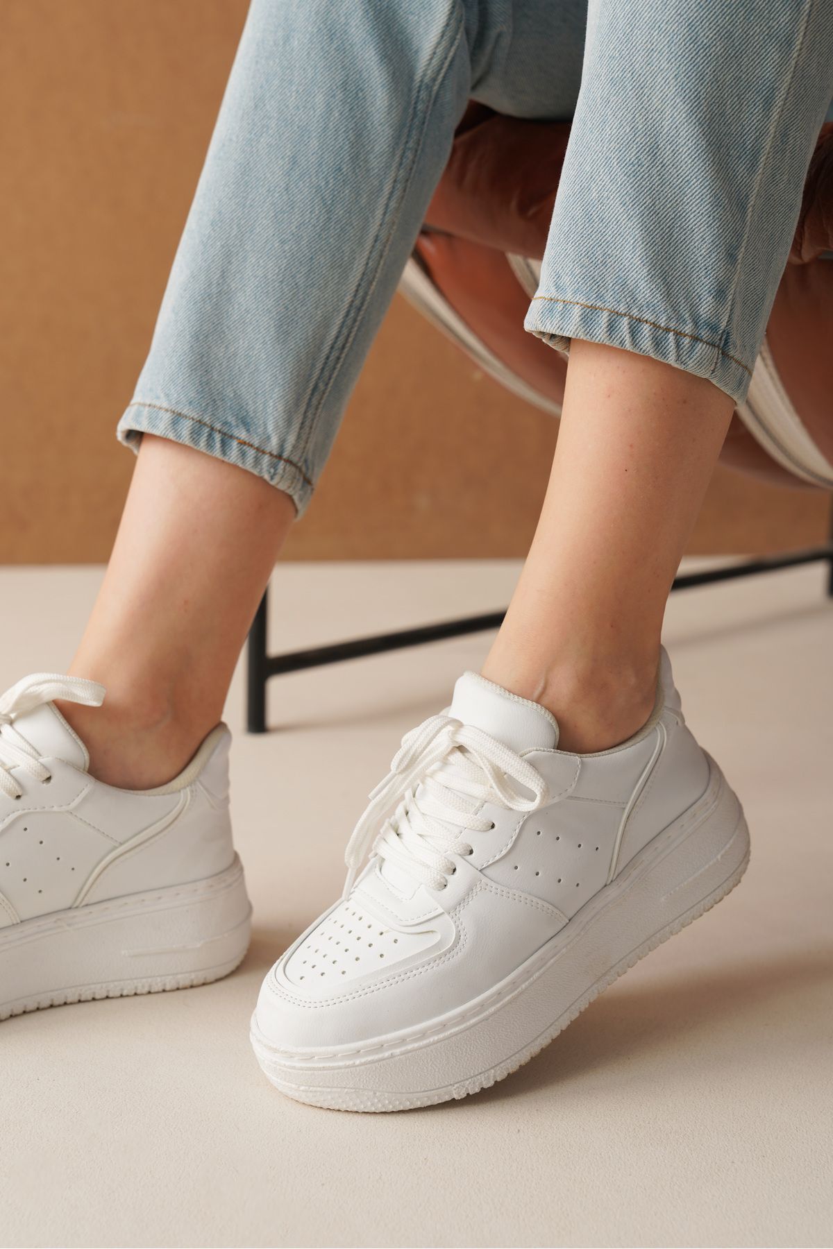 White White Women Sneaker 0012255