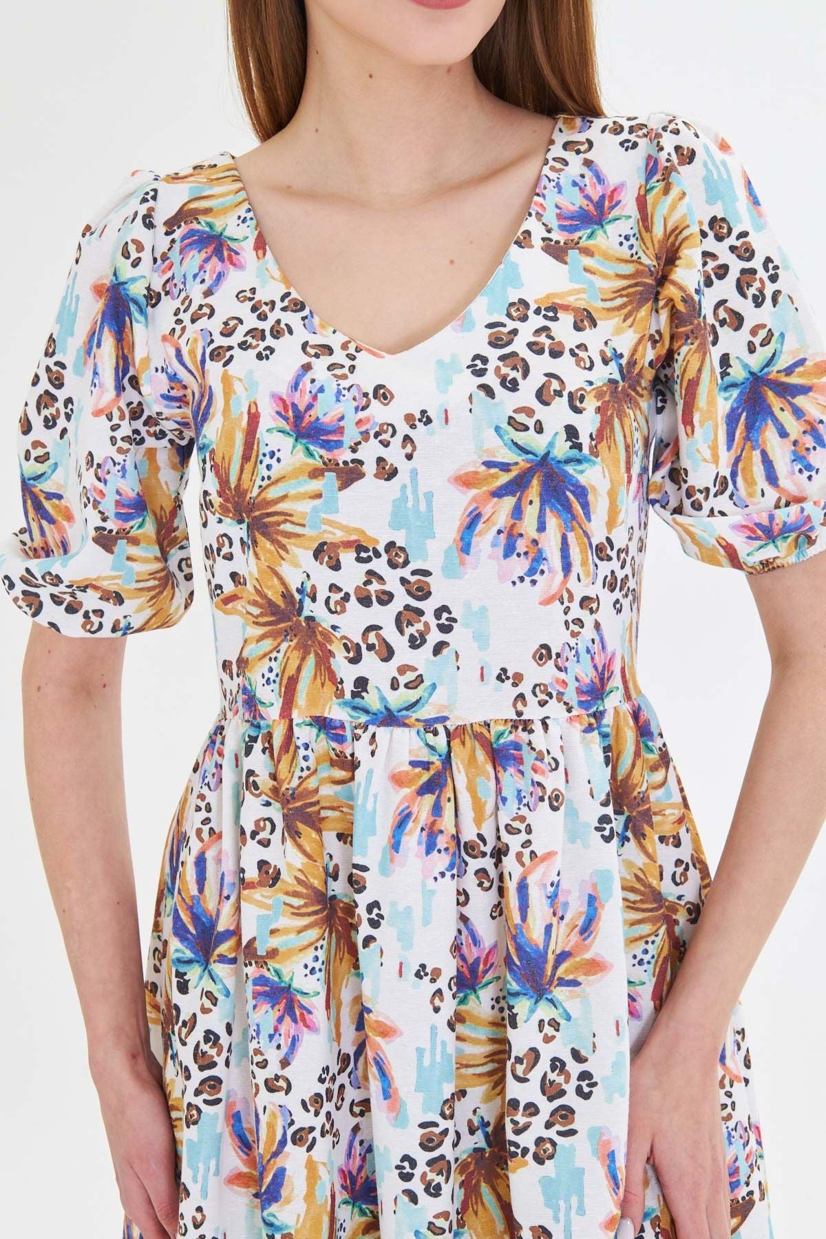 WOMEN'S COFFEE URS ARMS WAIR WAST WAST MIDDLE DRESS ARM-25Y001003